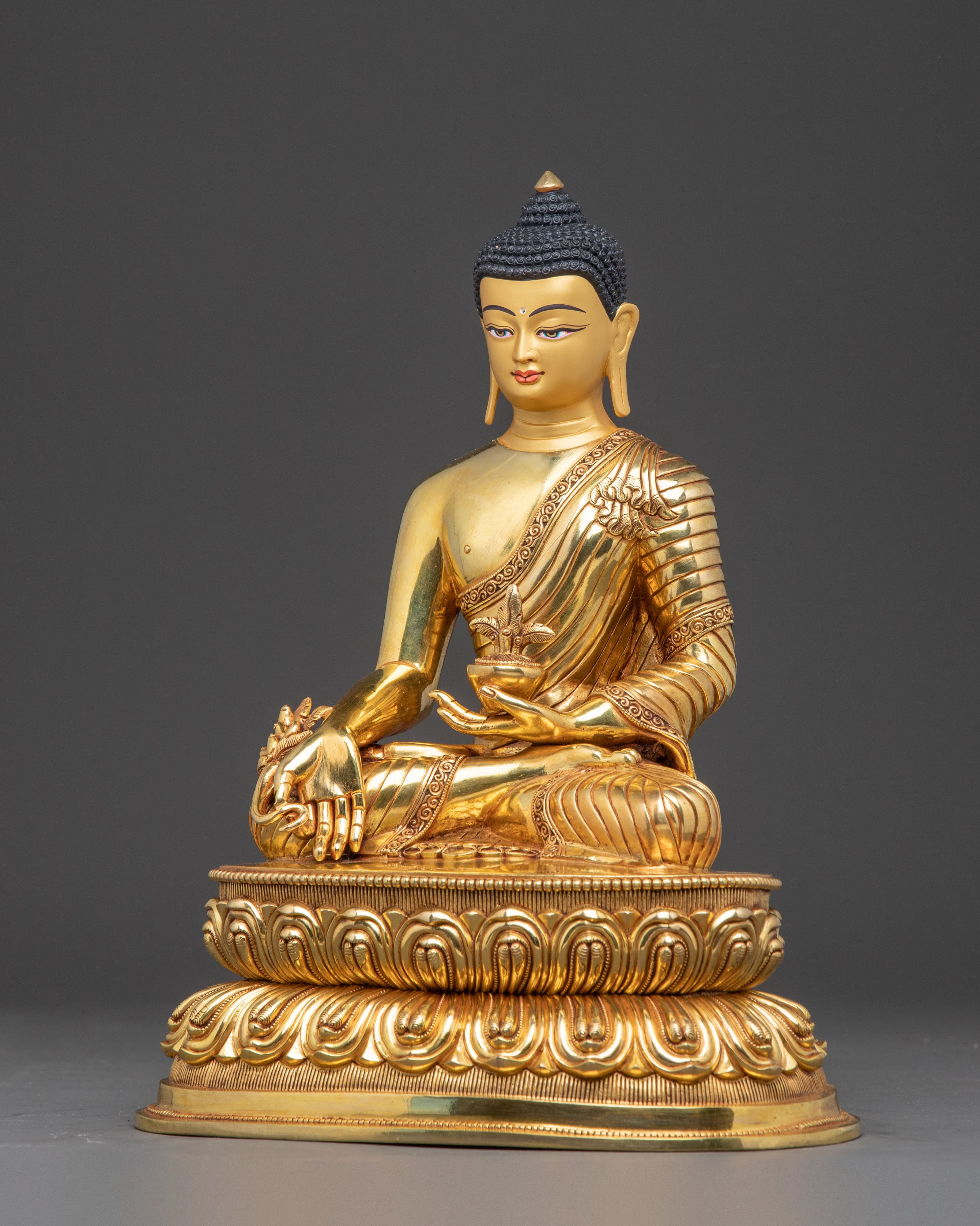 Radiant Three Buddha Statue Set | Shakyamuni, Amitabha, & Medicine Buddha