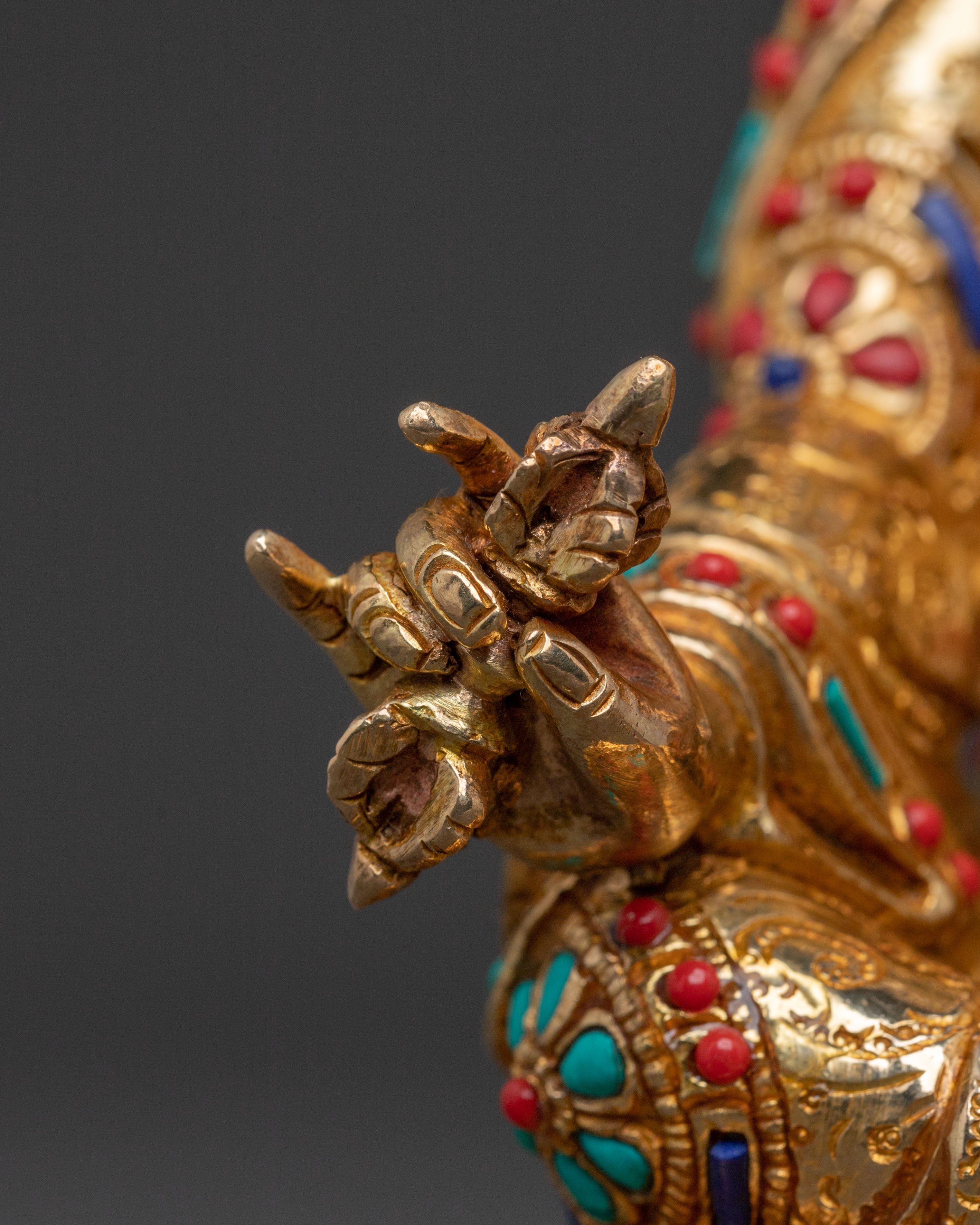 Guru Rinpoche Dharma Teaching Statue | Lotus-Born Master of Wisdom & Protection