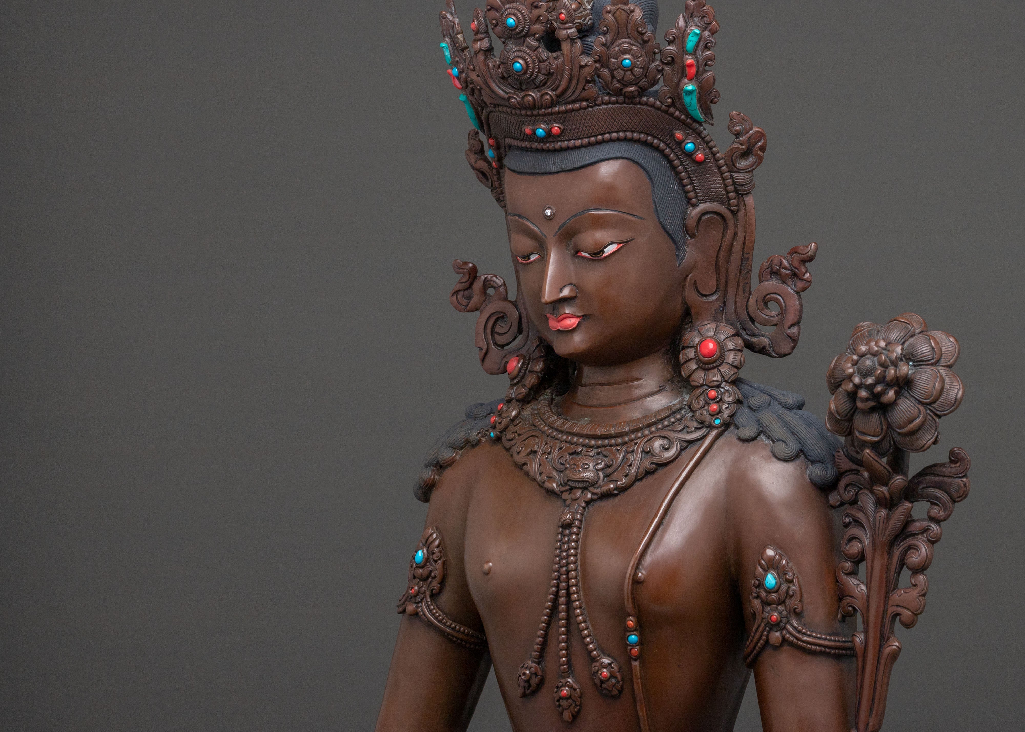 Padmapani Statue of Compassion | Bodhisattva of Mercy and Wisdom