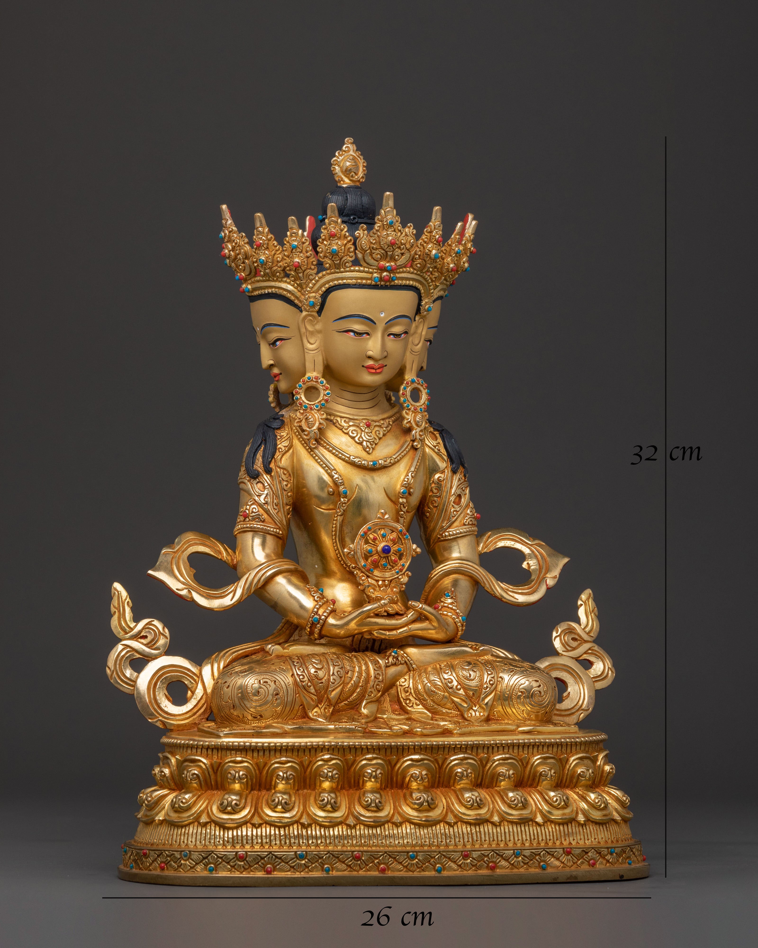 Cosmic Buddha Vairocana Sacred Statue for Altar