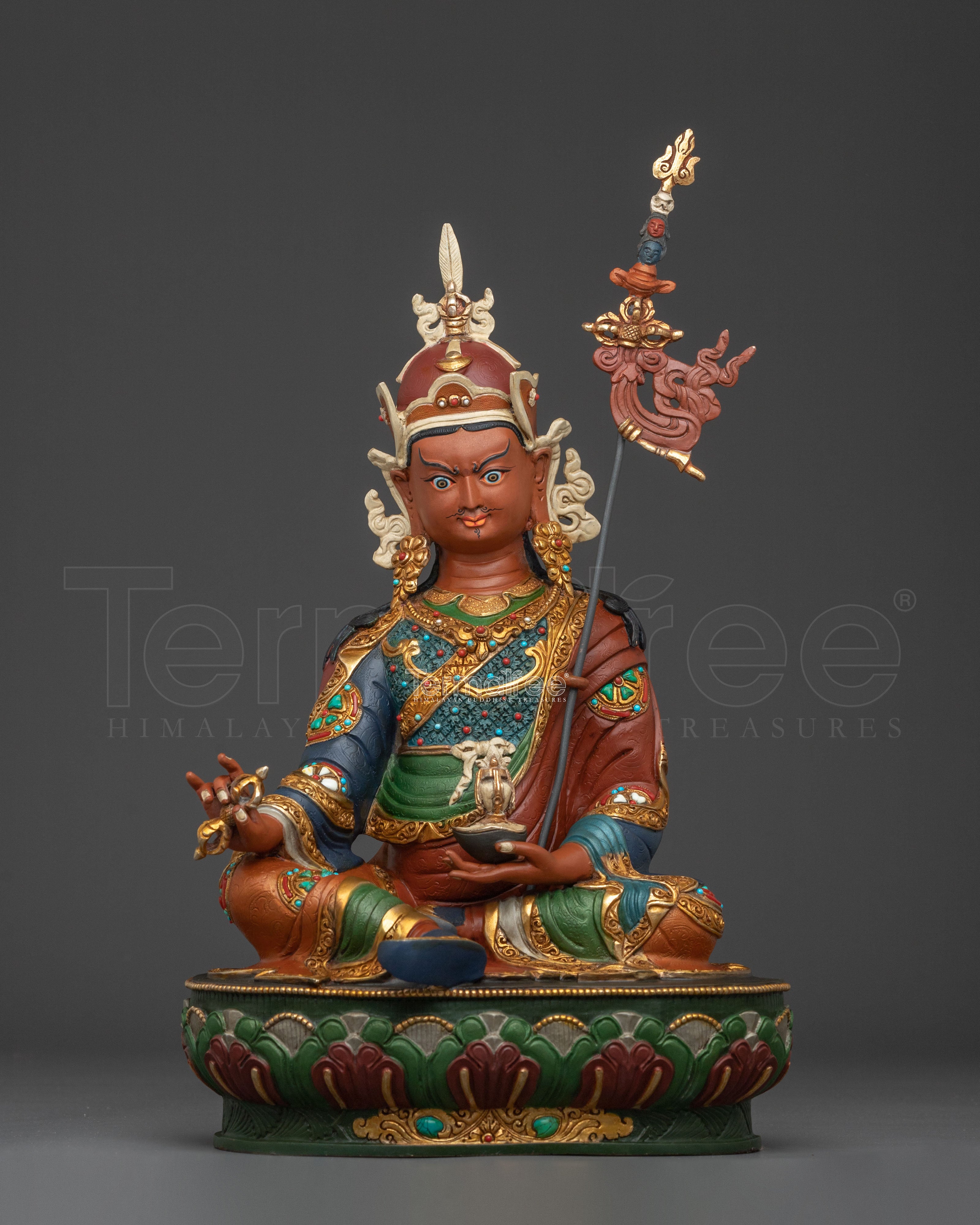 statue of spiritual teacher guru rinpoche | | Symbol of Dharma Wisdom