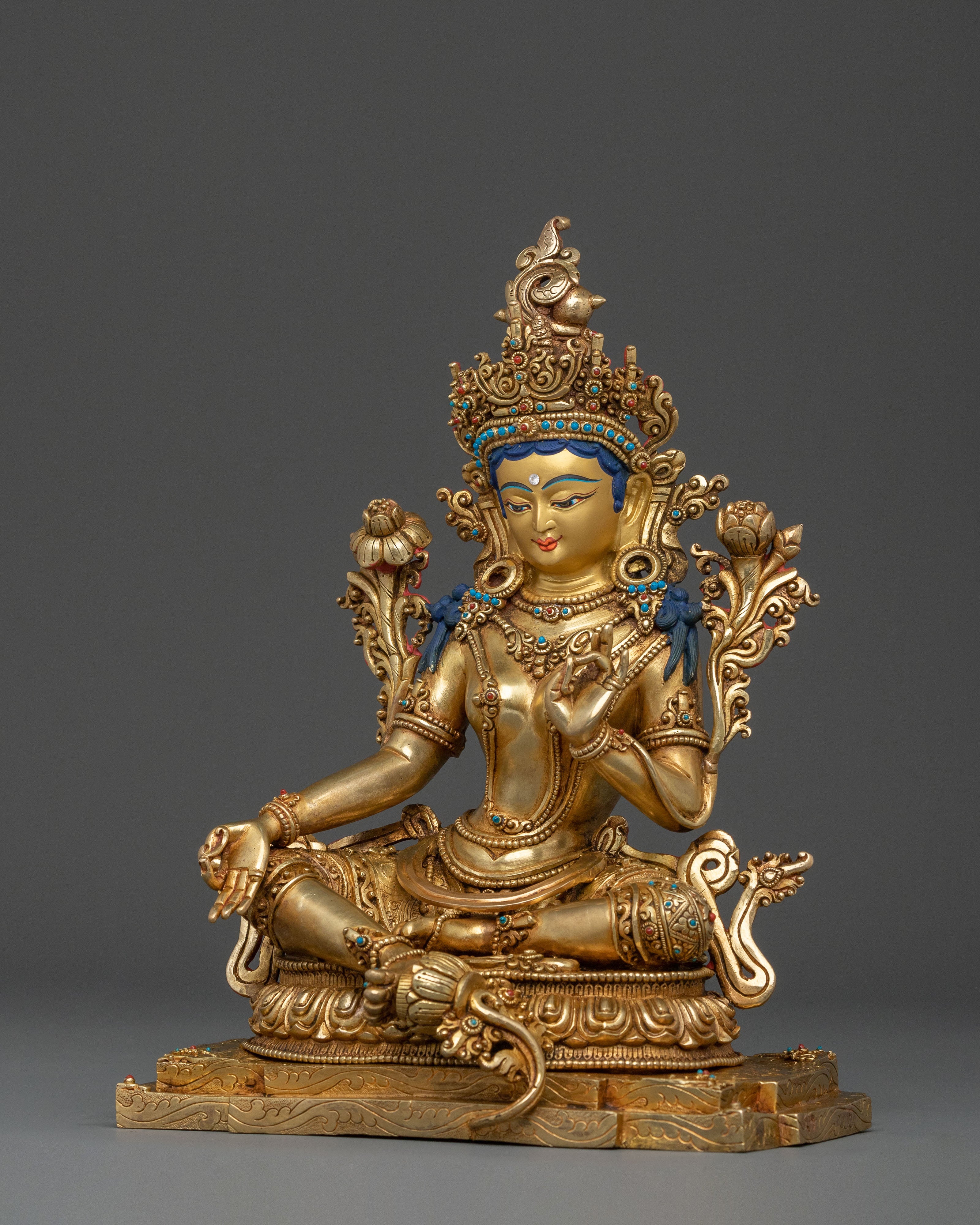 Sacred Green Tara Statue | Sacred Protector