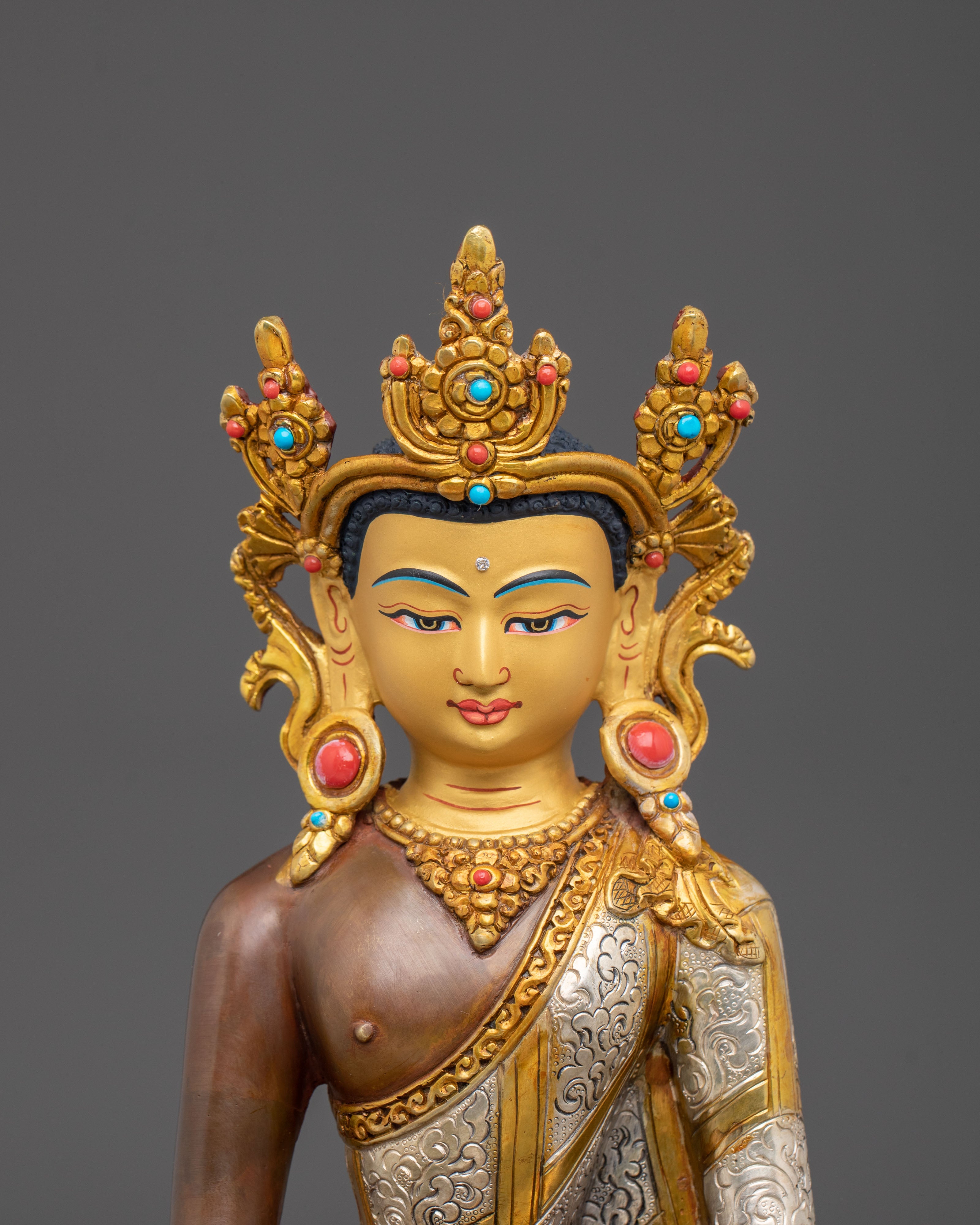 Amitabha Buddha Sacred Statue | Hand-Gilded Serenity