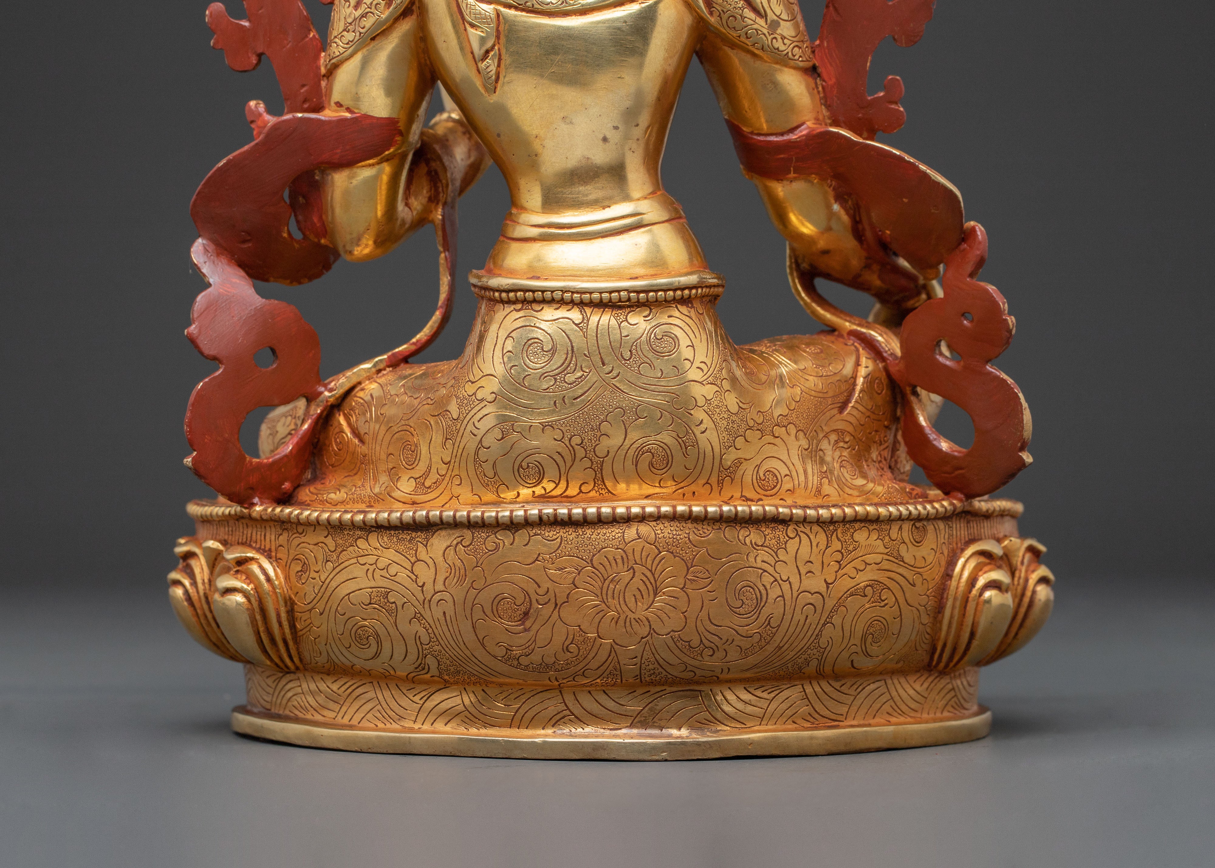 Green Tara Healing Handcrafted Statue | Goddess of Compassion