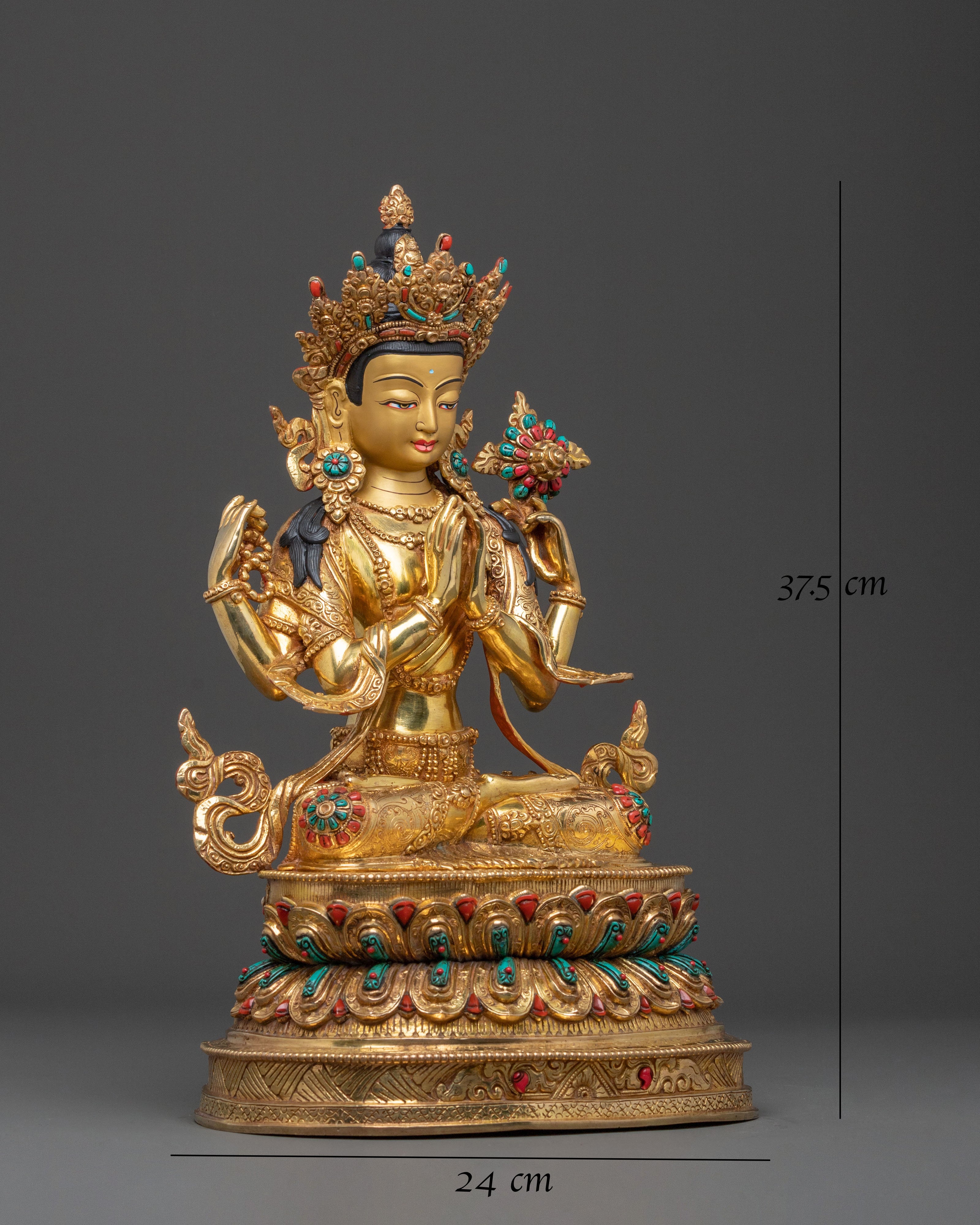 Chenrezig Spiritual Statue | Made In Nepal