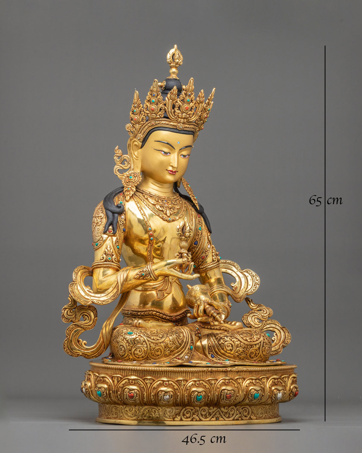 Hand-Carved Vajrasattva Statue | Deity of Purification