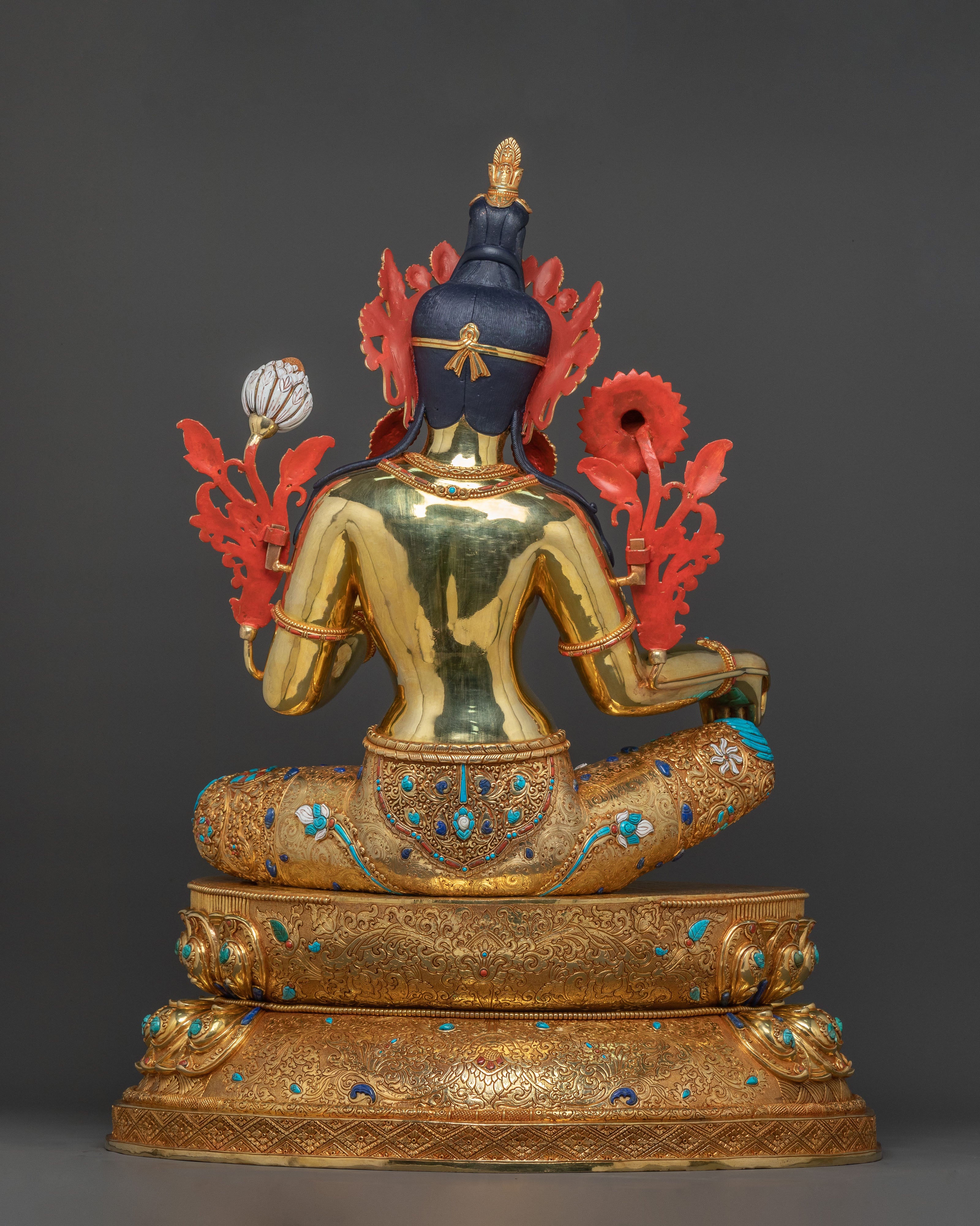 Green Tara Goddess Statue: Embodying Compassion and Divine Protection