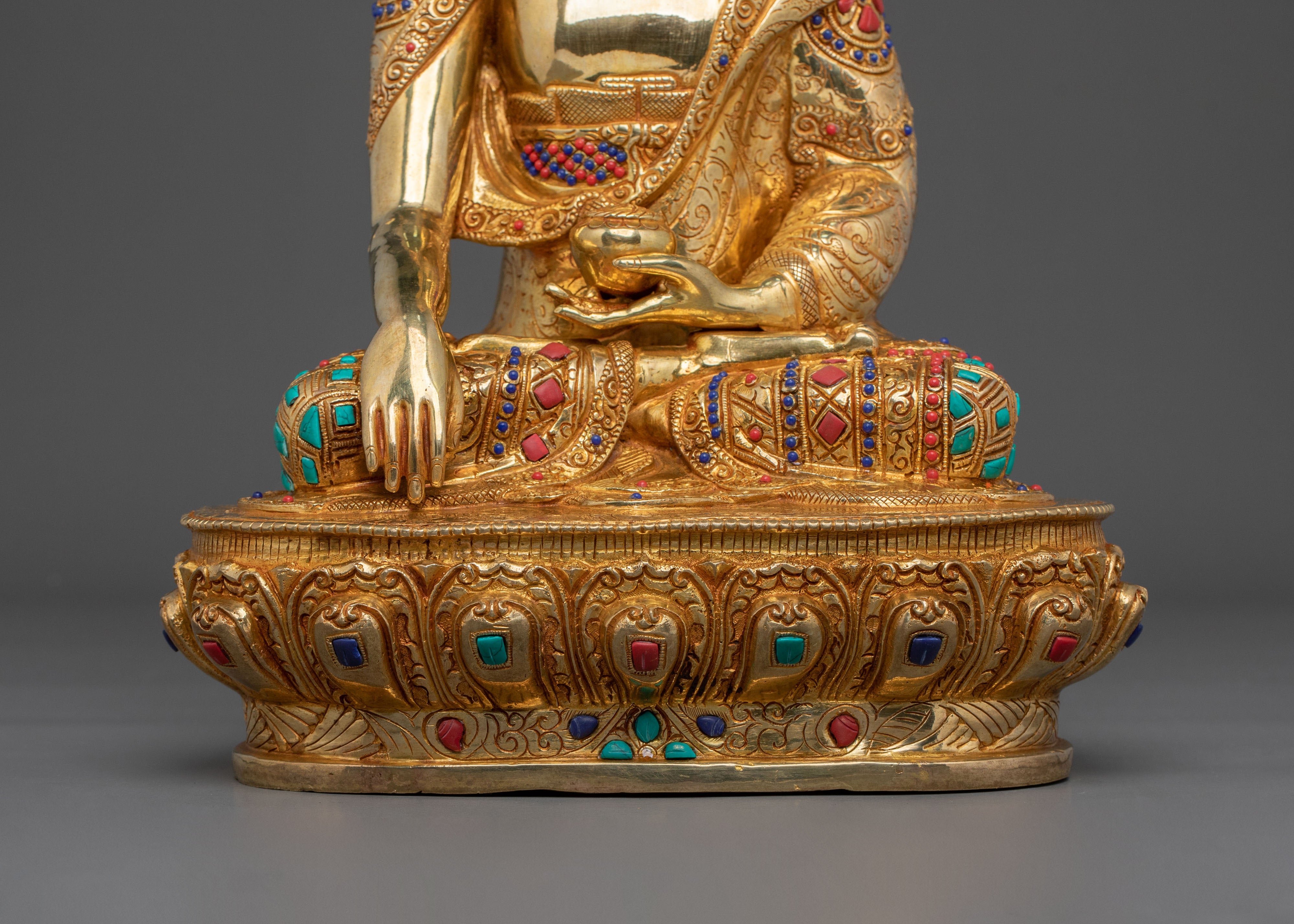 Divine Three Buddha Statue Set | Handcrafted Nepal Artistry