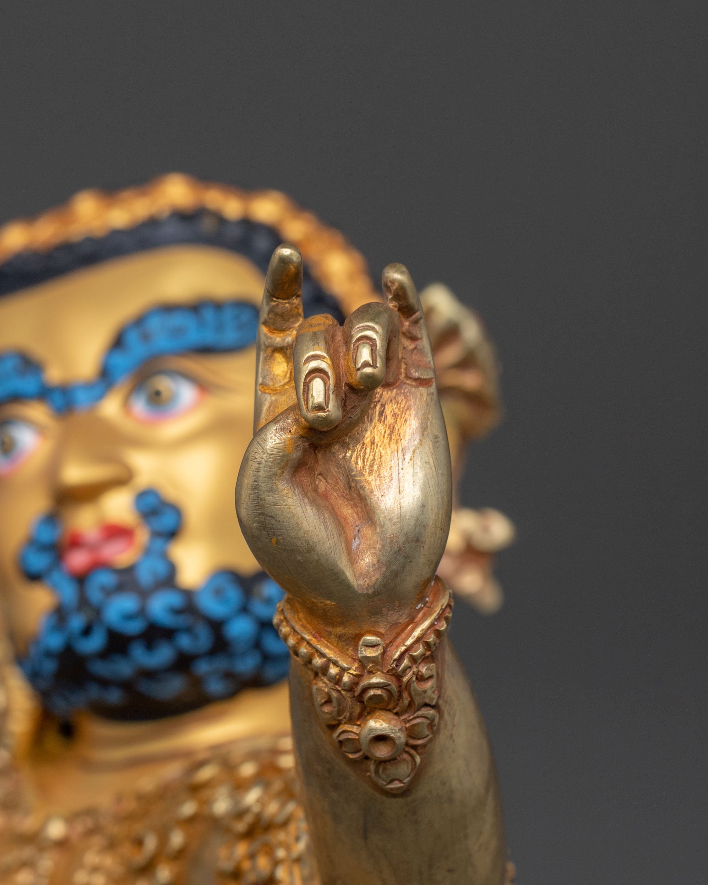 Virupa Lineage Master Statue | Buddhist Altar Sculpture