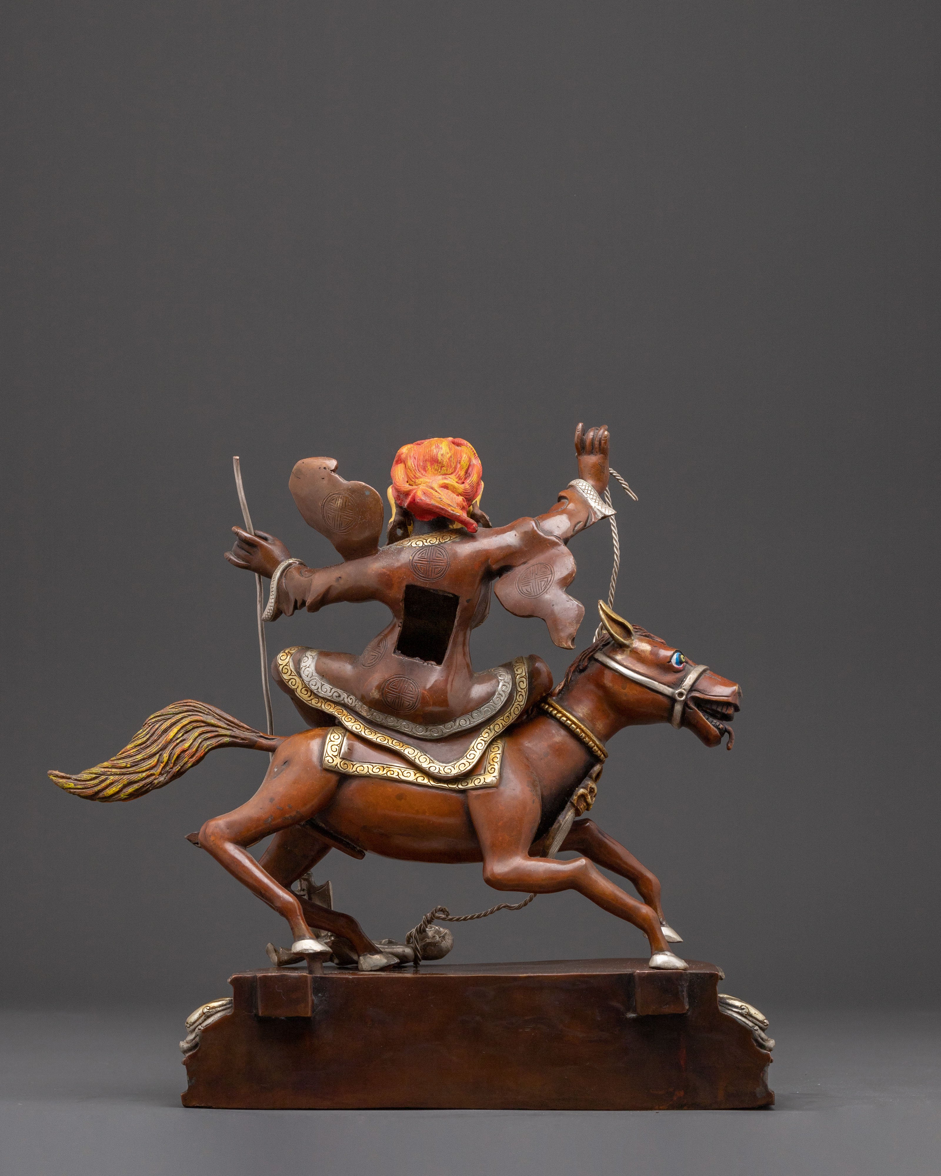 Golden Chimar Traditional Statue - Buddhist Protector