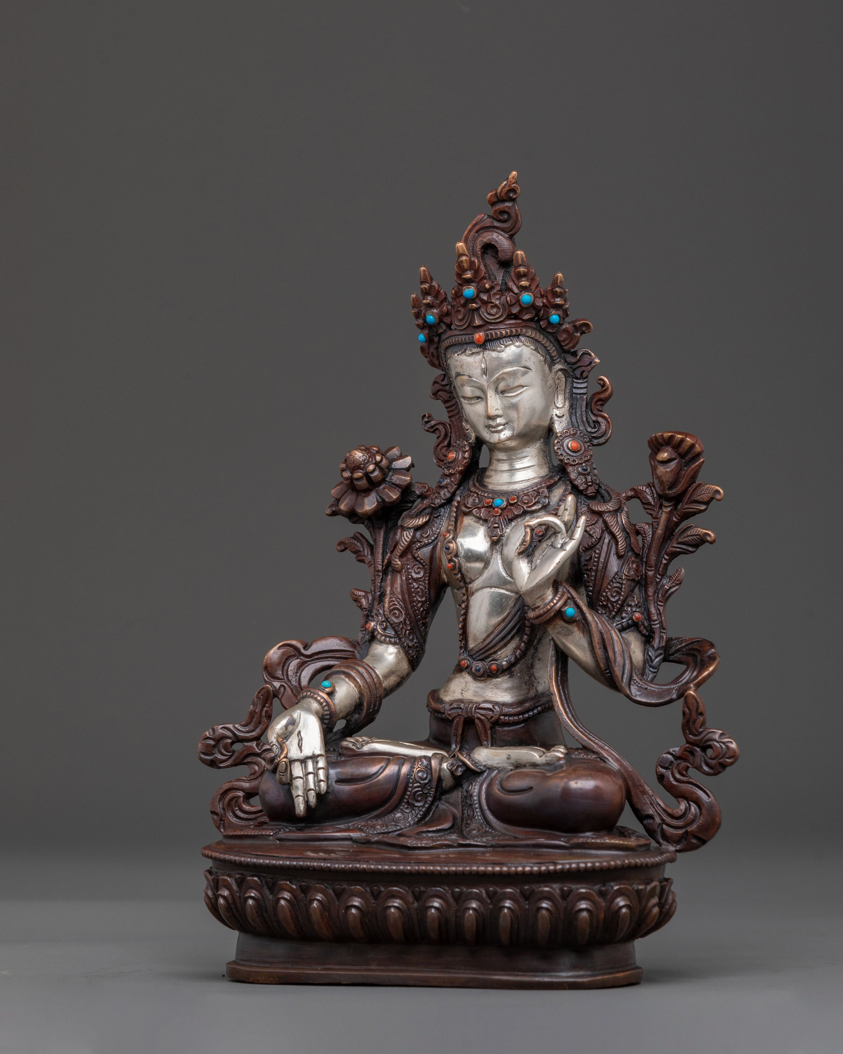 White Tara Spiritual Statue | Healing Goddess