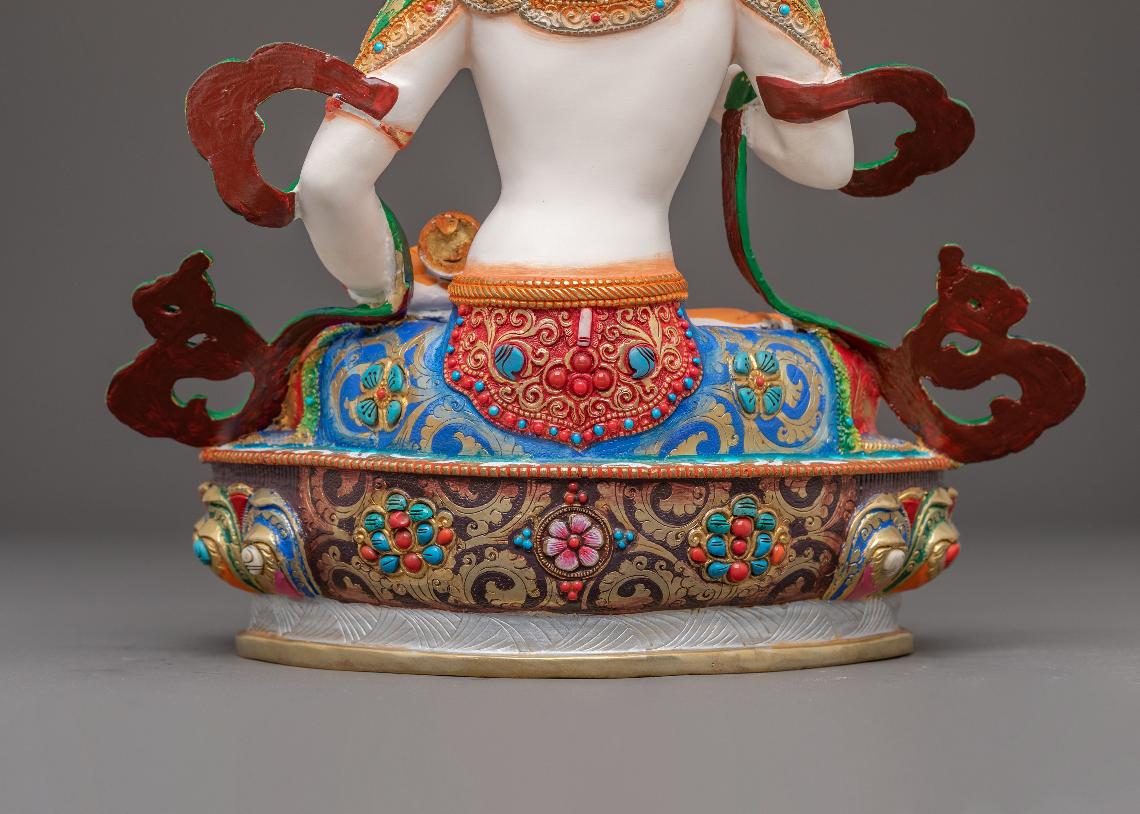 Sacred Vajrasattva Handcrafted Statue | Buddhist Purification Deity