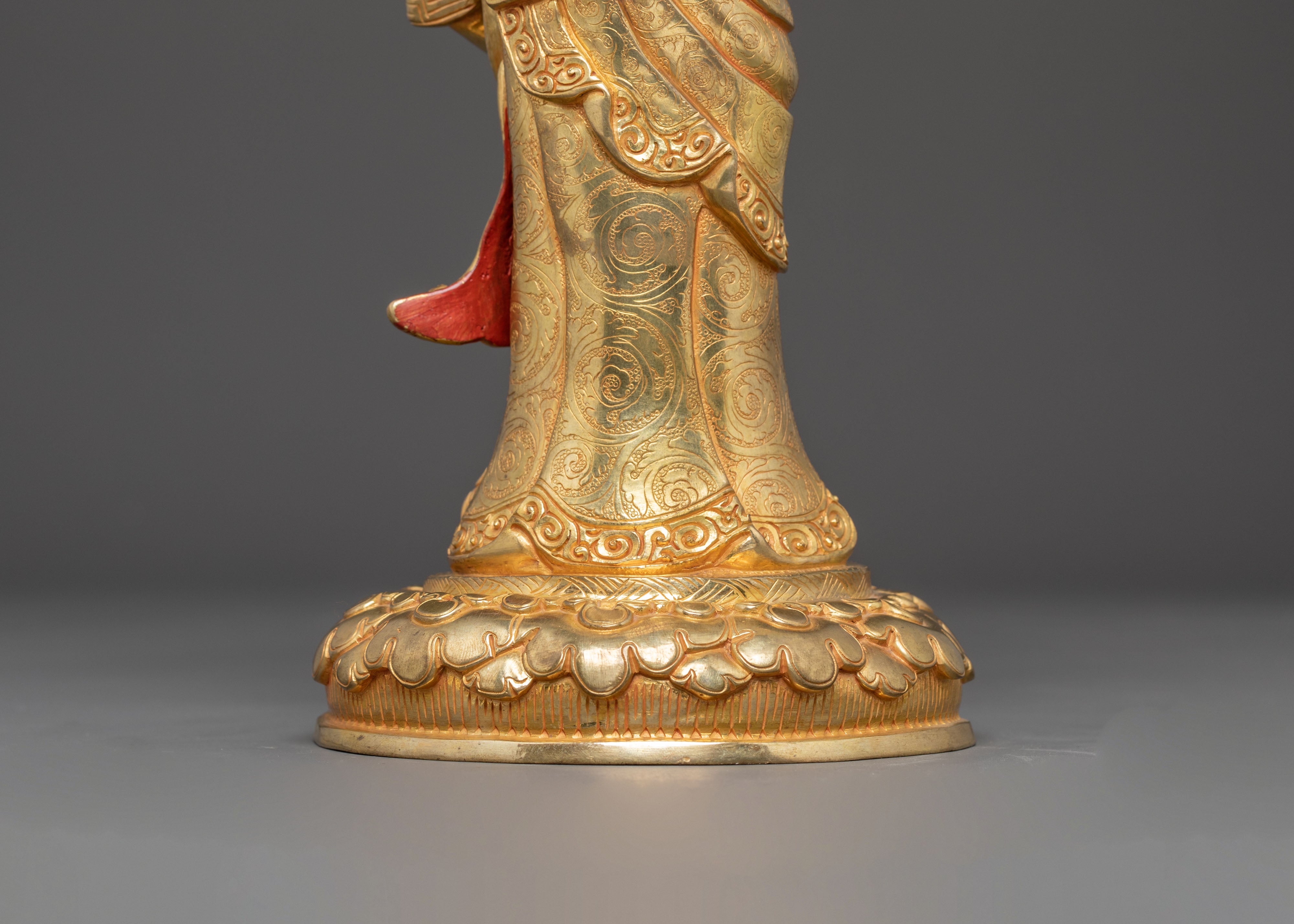 Handcrafted Sculpture of Standing Guru Rinpoche