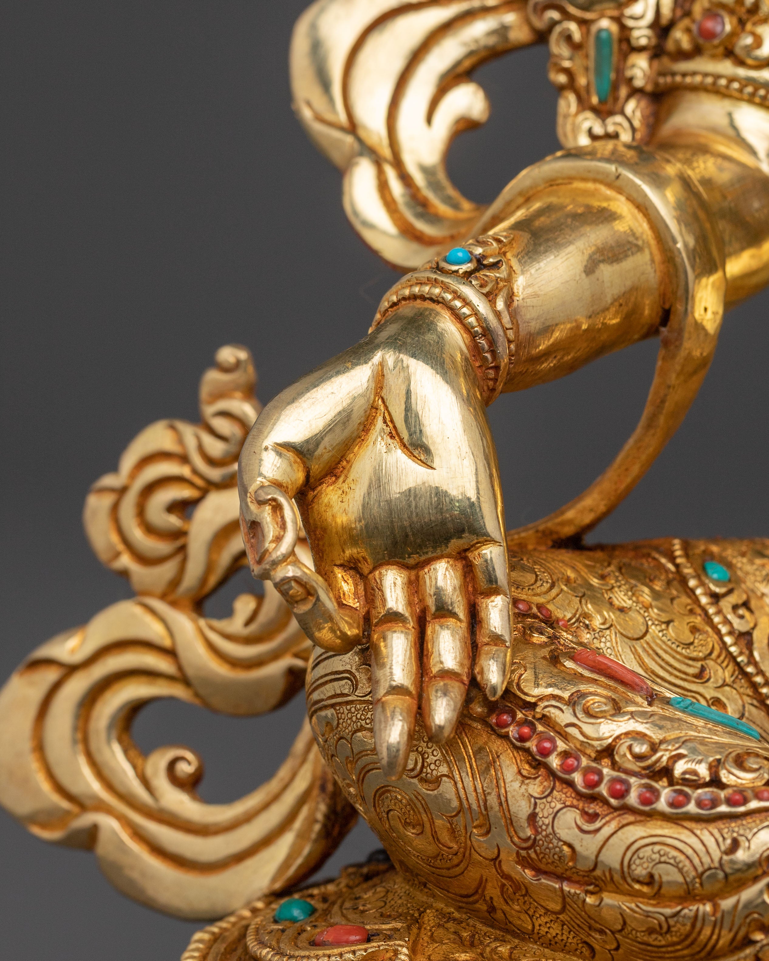 Green Tara Divine Goddess Statue - Goddess of Compassion