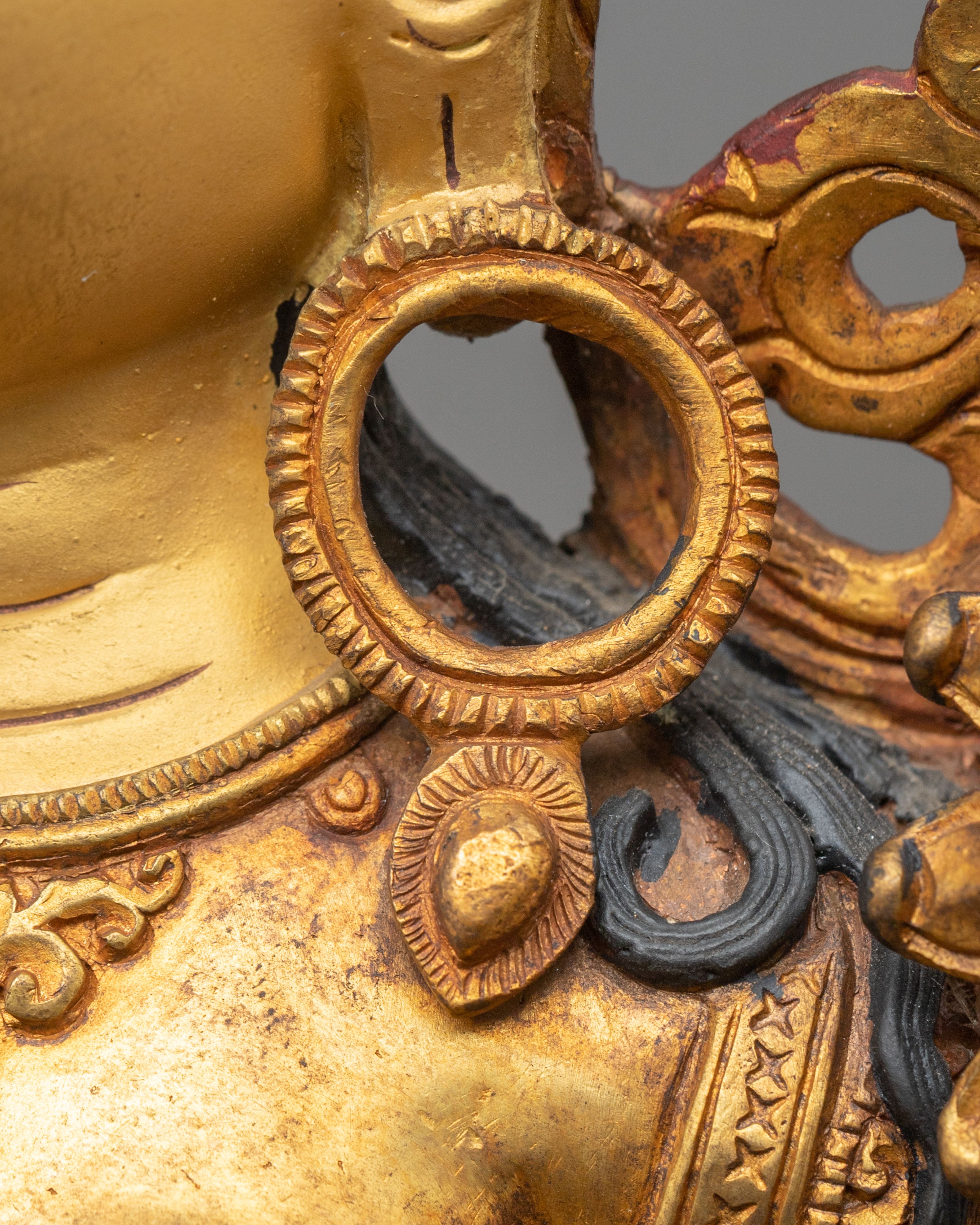 Radiant Handmade Standing Tara Sacred Sculpture