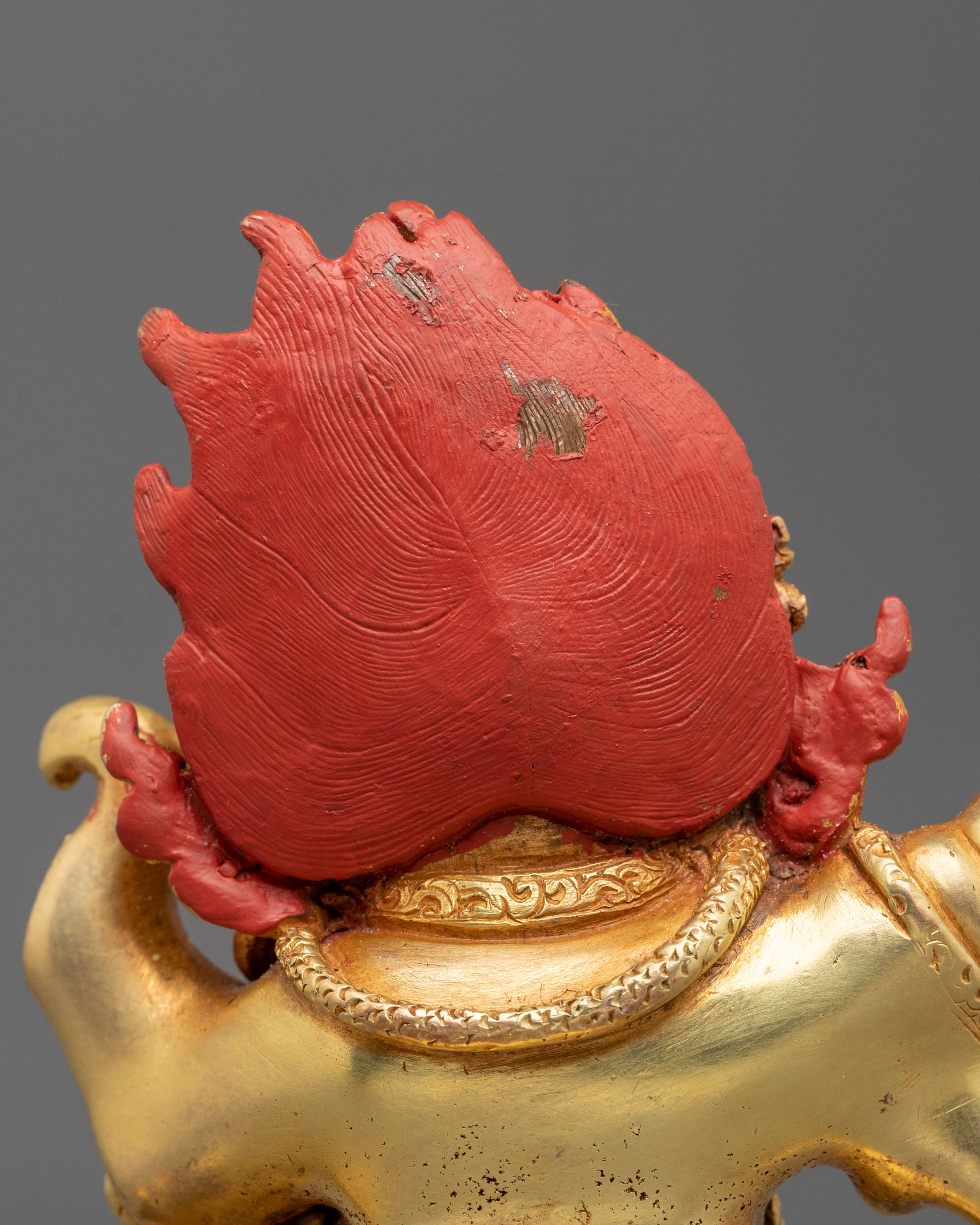 Mahakala Bernakchen Statue | Black-Cloaked Protector