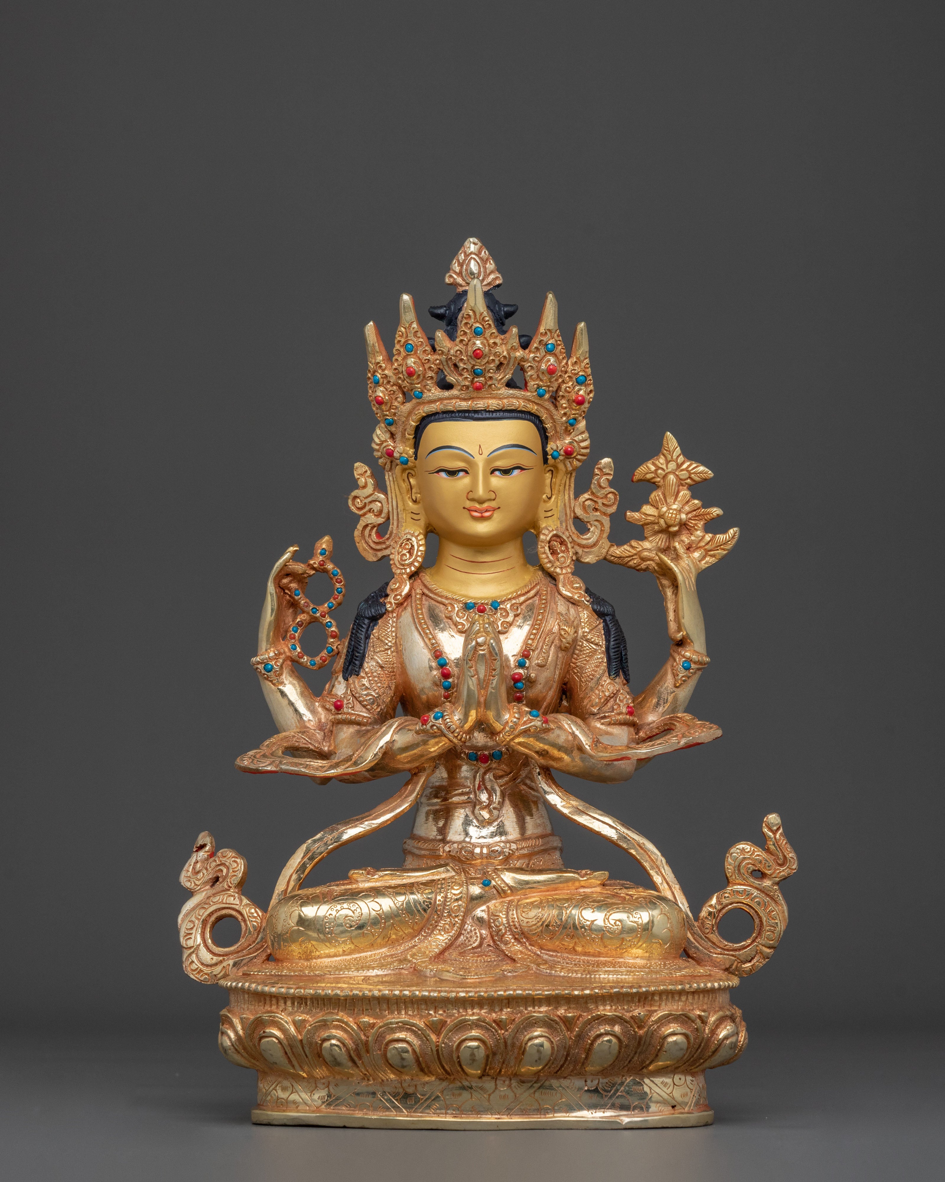 Four-Armed Chenrezig Statue 
