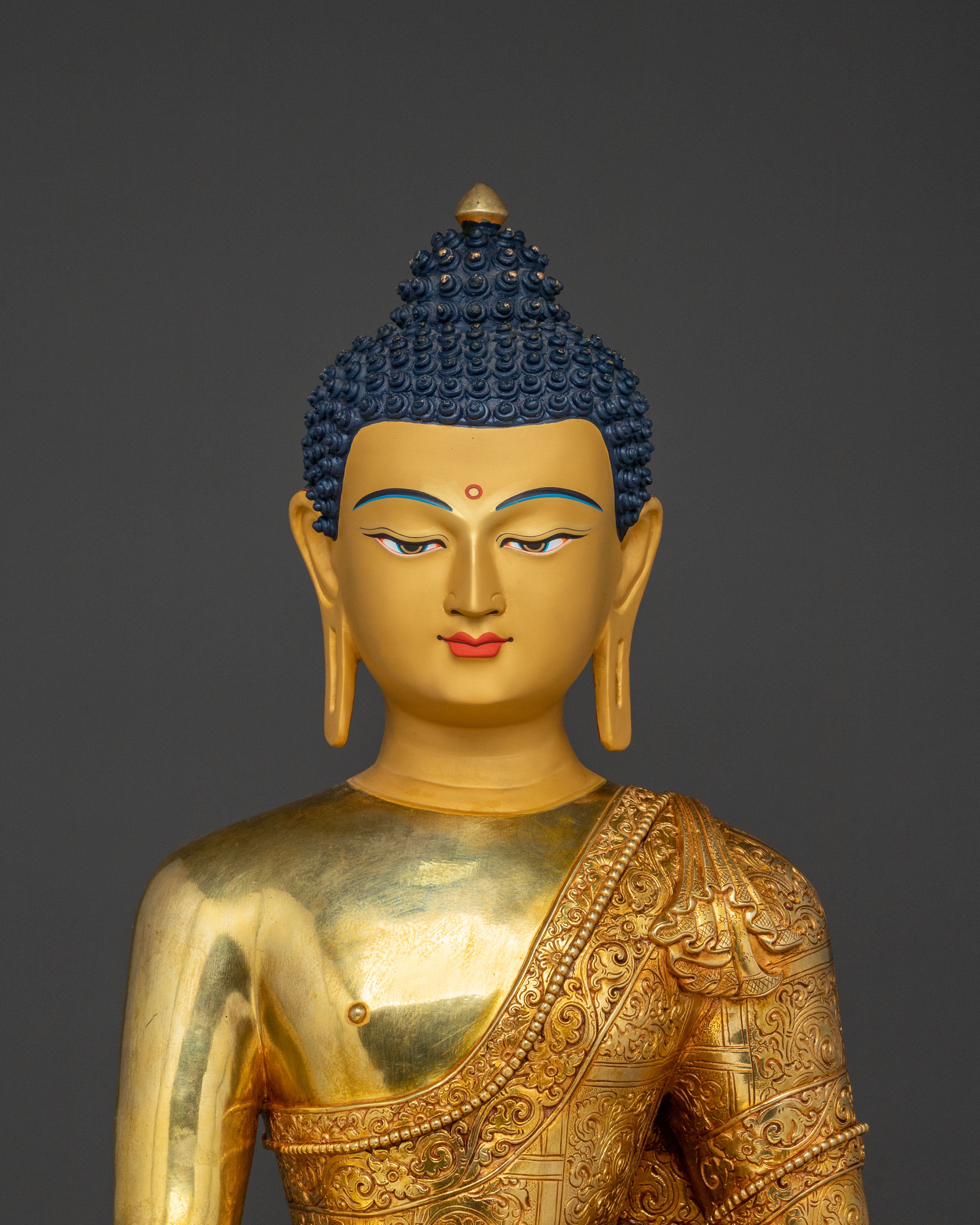 Handcrafted Shakyamuni Buddha Statue | Buddhist Decor