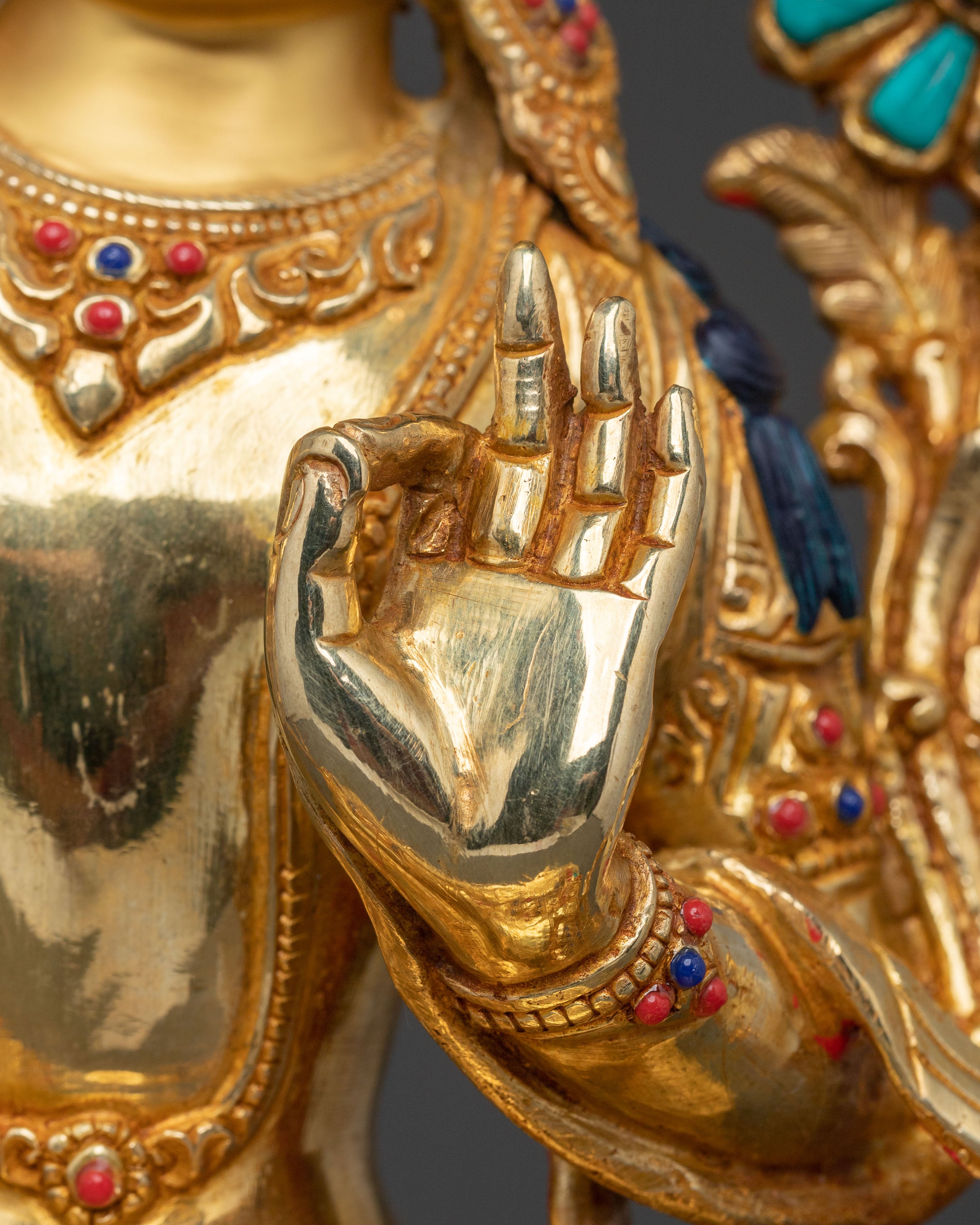 Manjushri Sculpture: Wisdom Bodhisattva