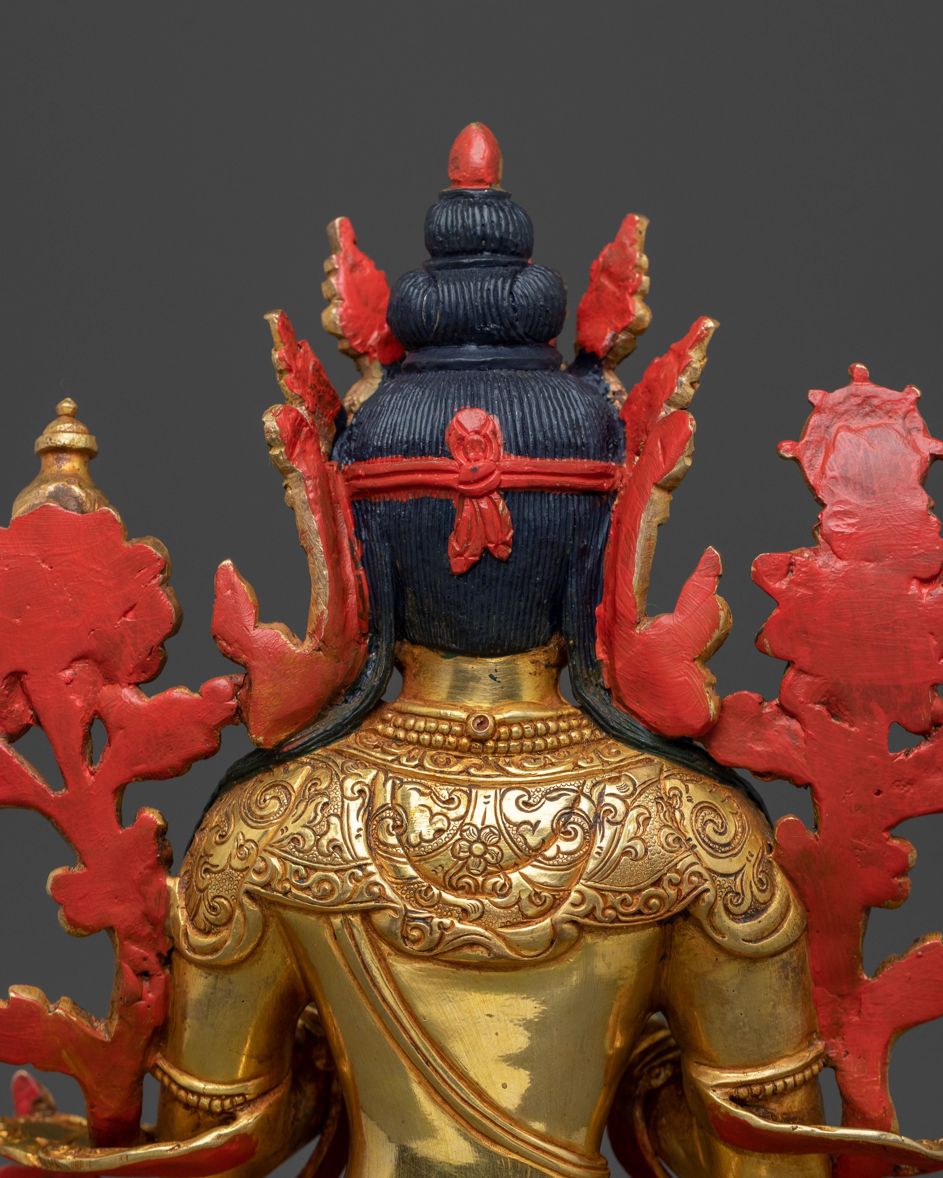 Sacred Statue of Maitreya Buddha | Meditation Altar Decor