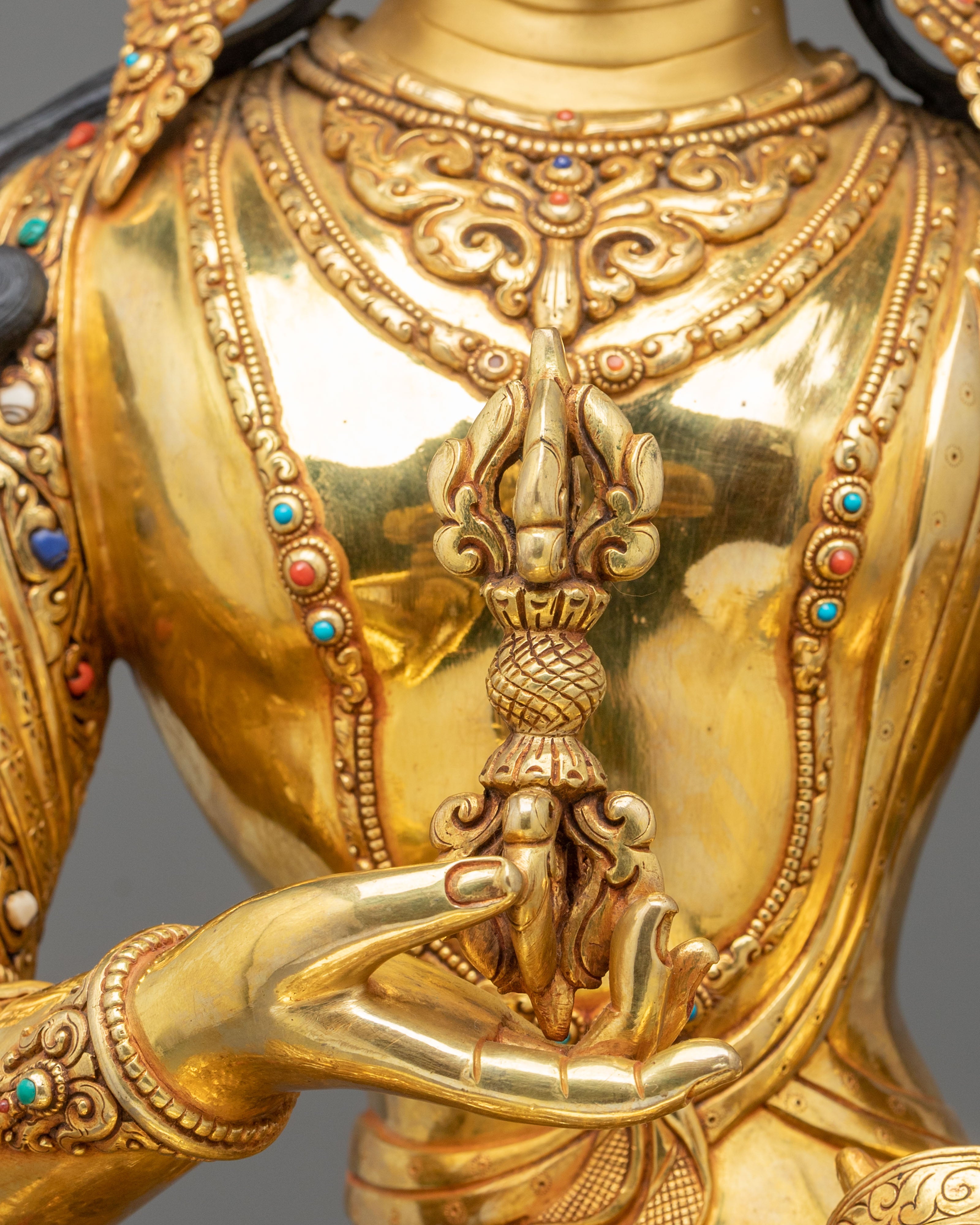 Hand-Carved Vajrasattva Statue | Deity of Purification