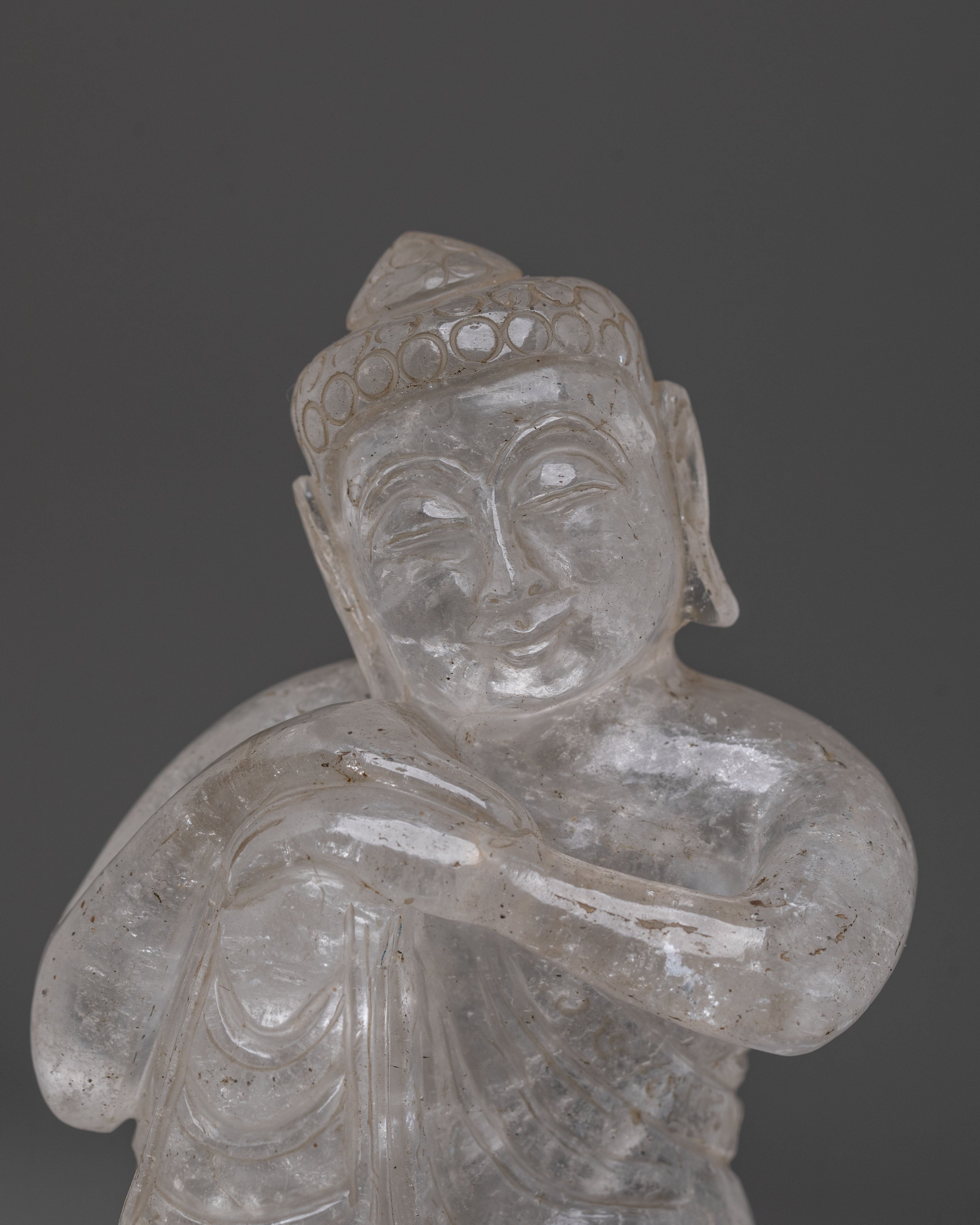 Buddha Statue | Luminous Crystal from Ganesh Himal