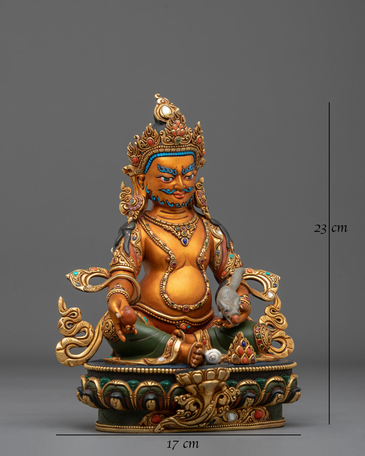 Jambhala Divine Sculpture | Tibetan Wealth God