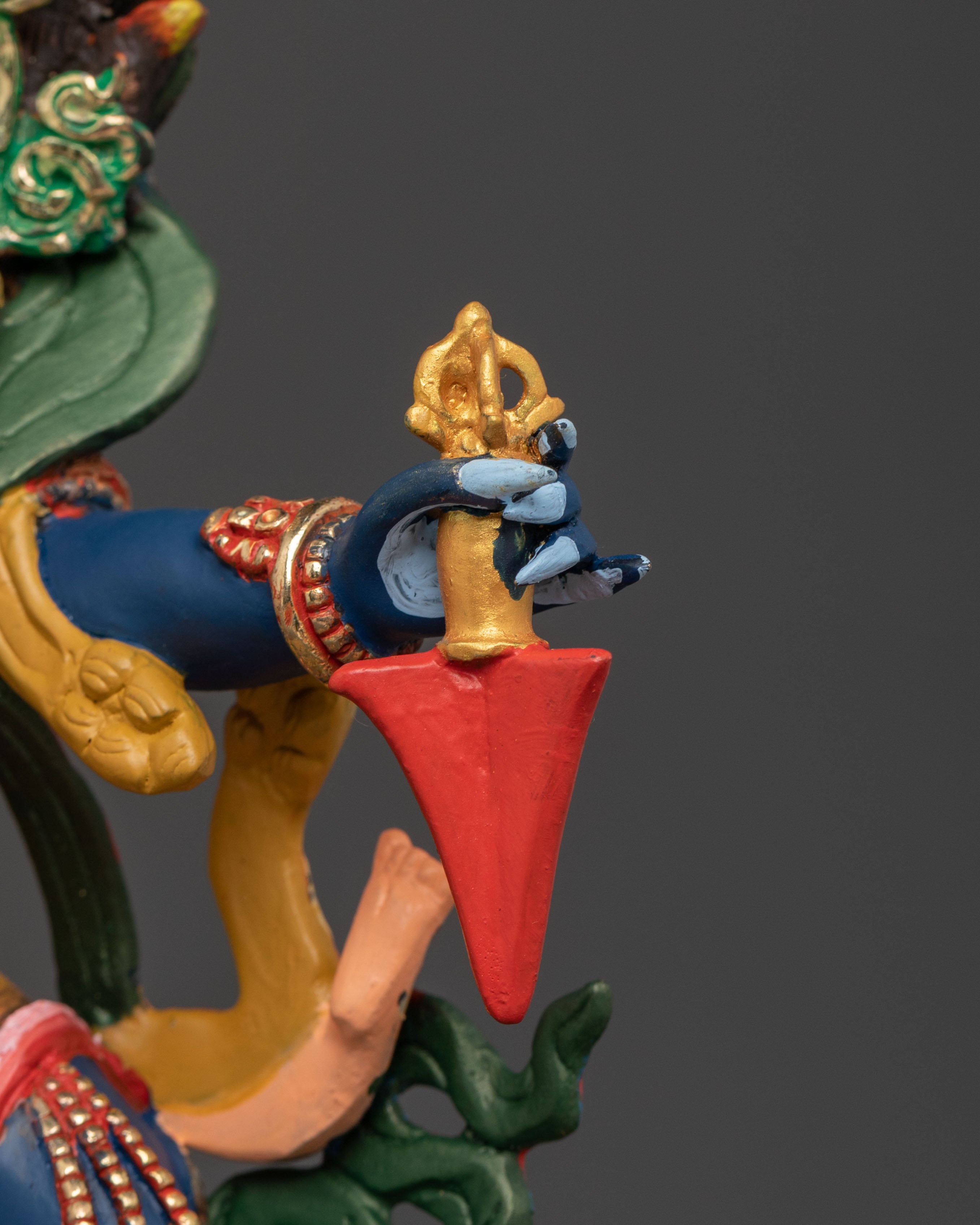 Handcrafted Dorje Gotrab Statue | Wrathful Deity