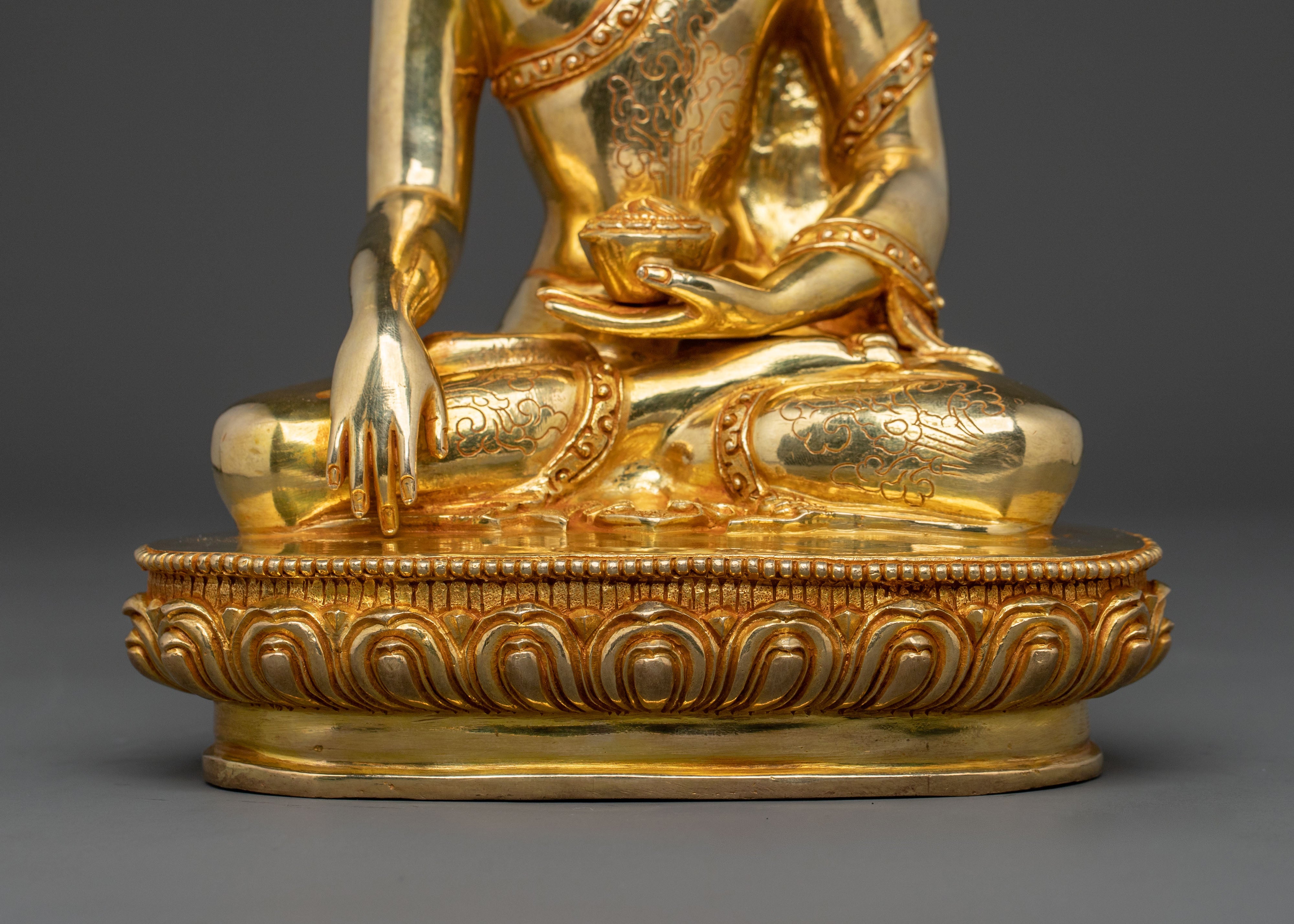 Shakyamuni Buddha Statue | Handcrafted Spiritual Figurine