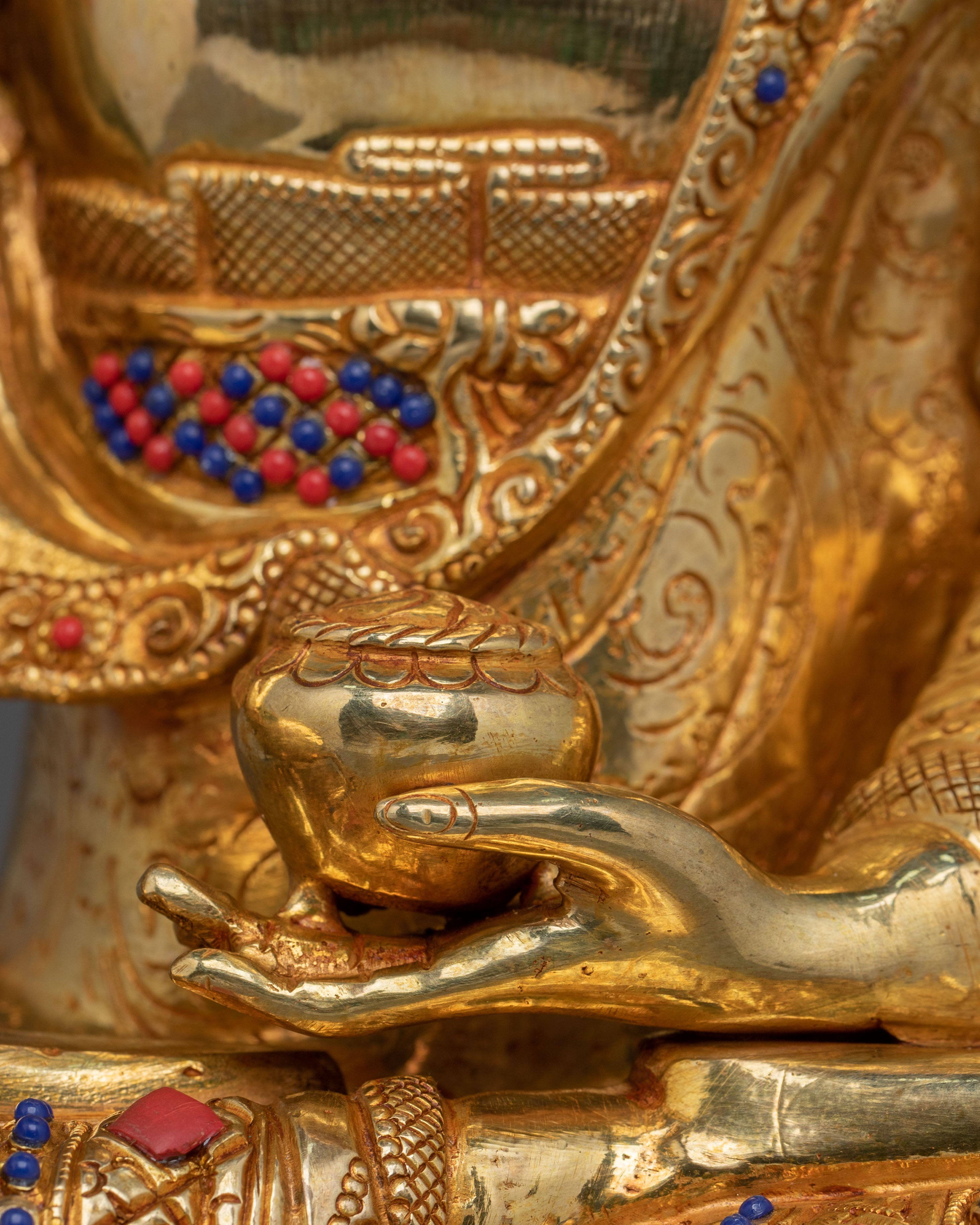 Divine Three Buddha Statue Set | Handcrafted Nepal Artistry