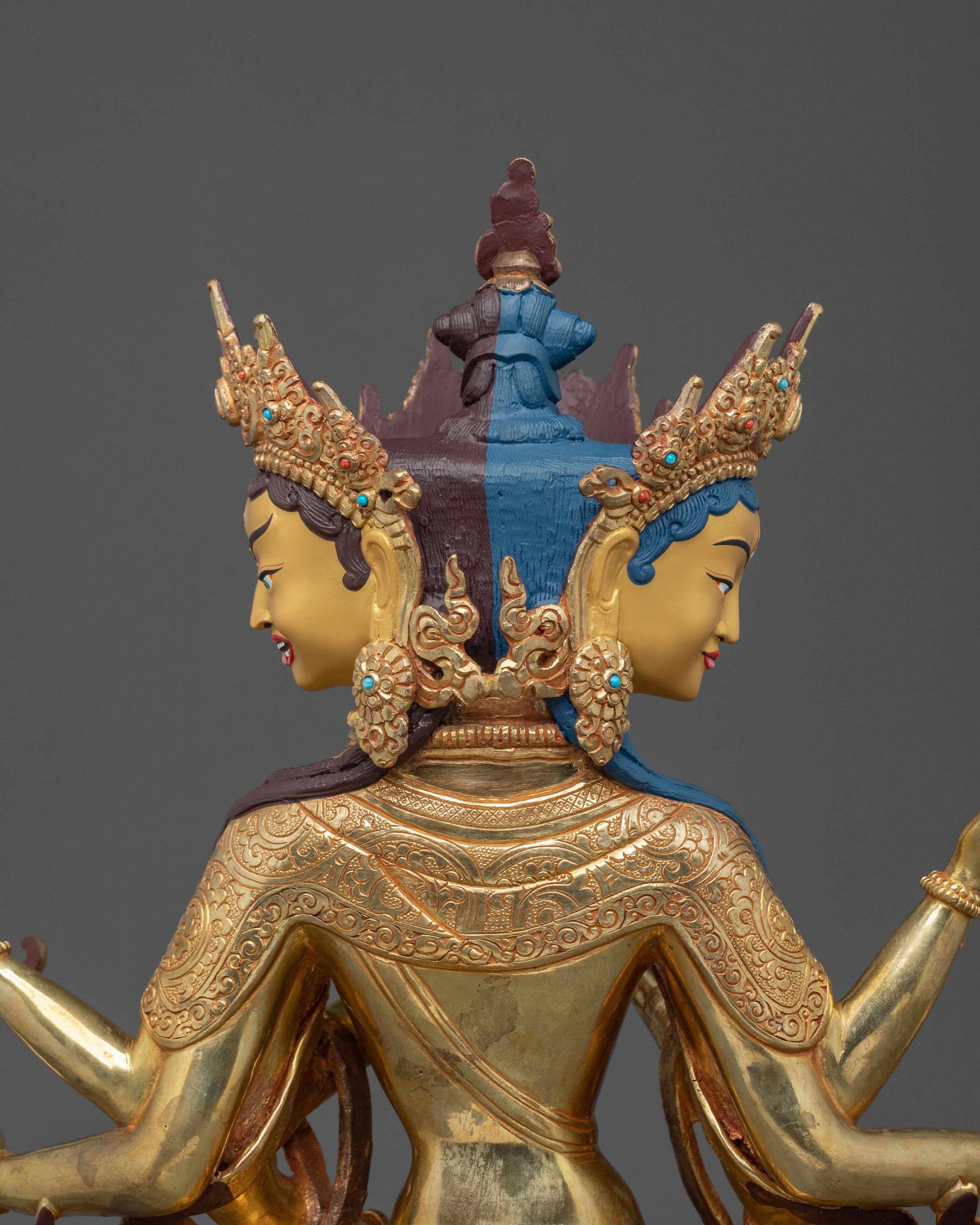 Tibetan Goddess Namgyalma Statue | Longevity Deity