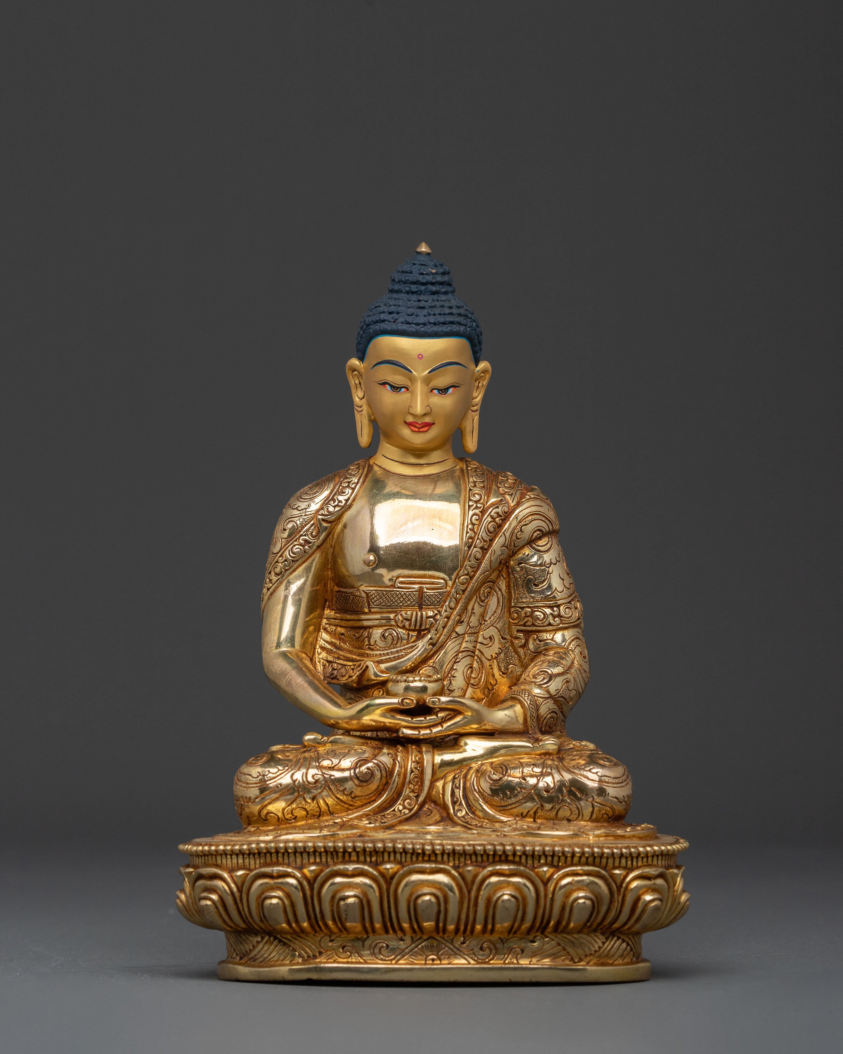 Amitabha Buddha Altar Decor Statue | Sacred Buddhist Home Shrine