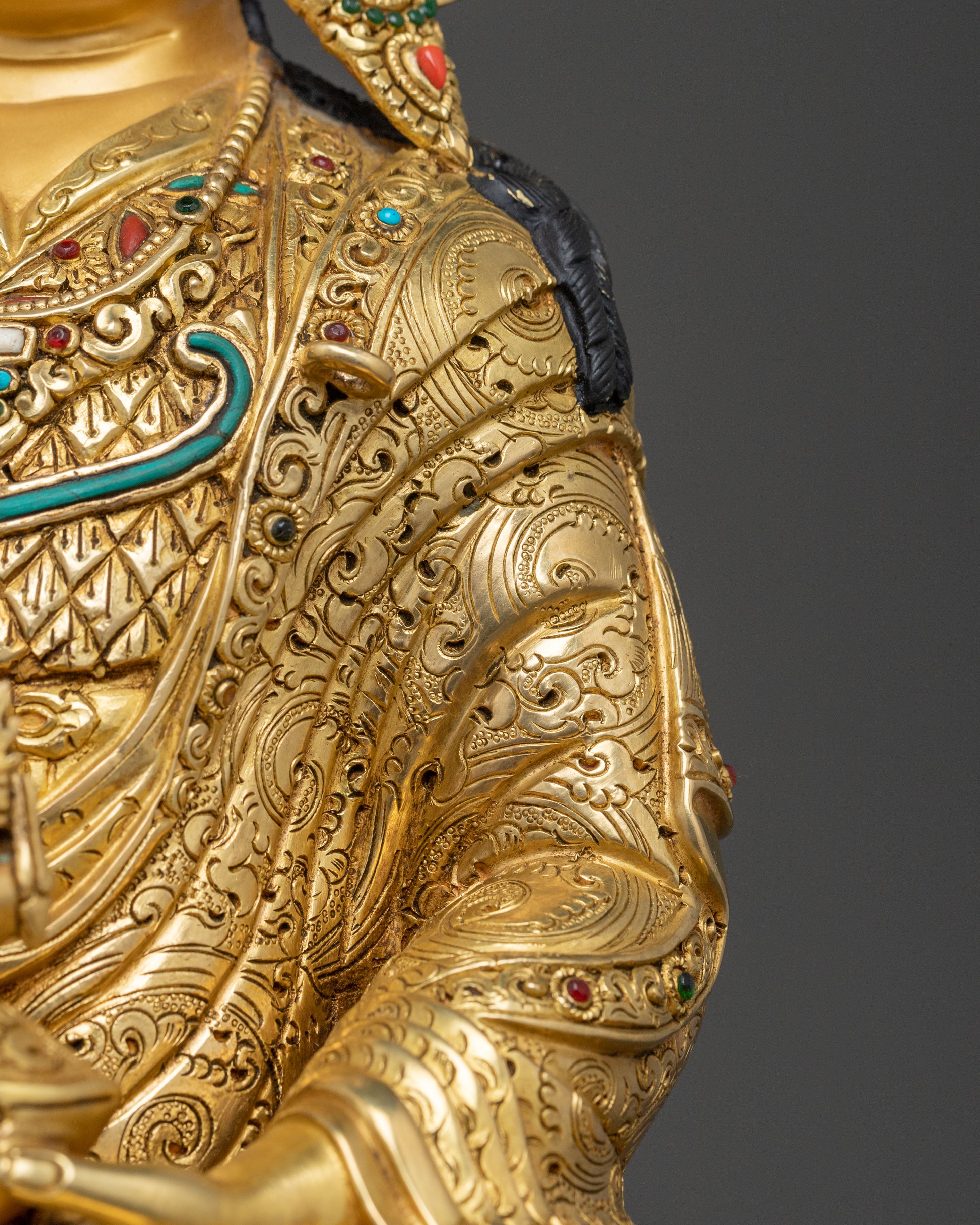Lotus Born Guru Rinpoche Icon | Lotus-Born Master and Tantric Guru