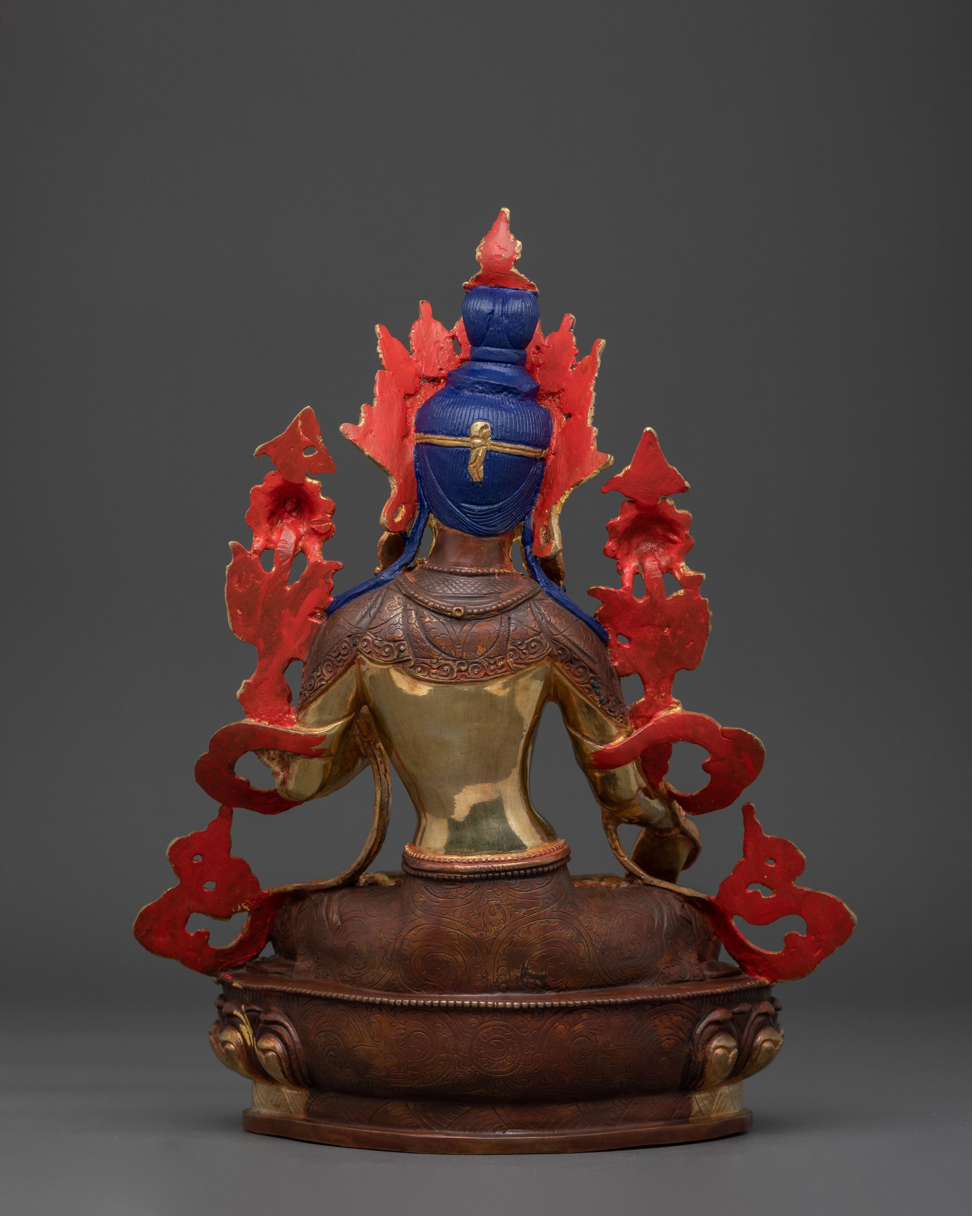 Meditation Goddess White Tara Sculpture | Divine Feminine Compassion Figure