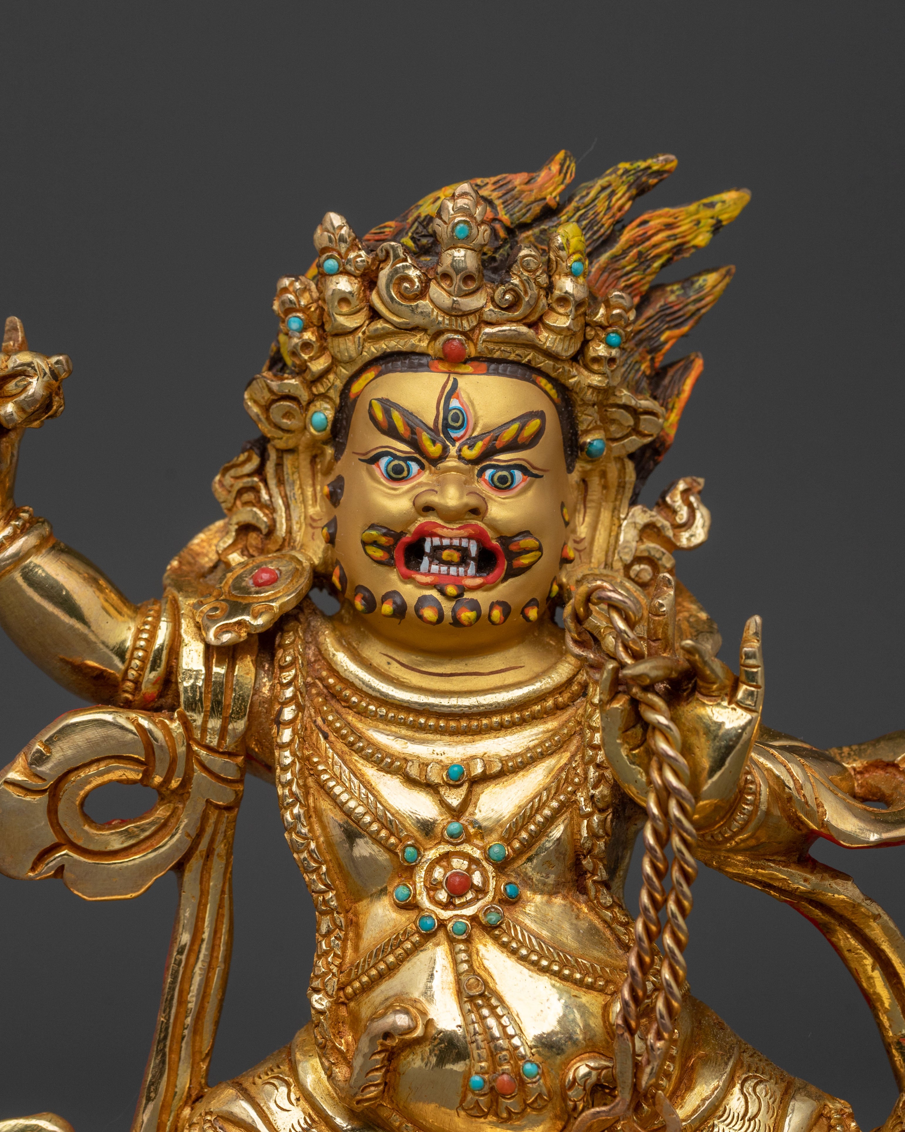 Handcrafted Vajrapani Statue | Buddhist Protector
