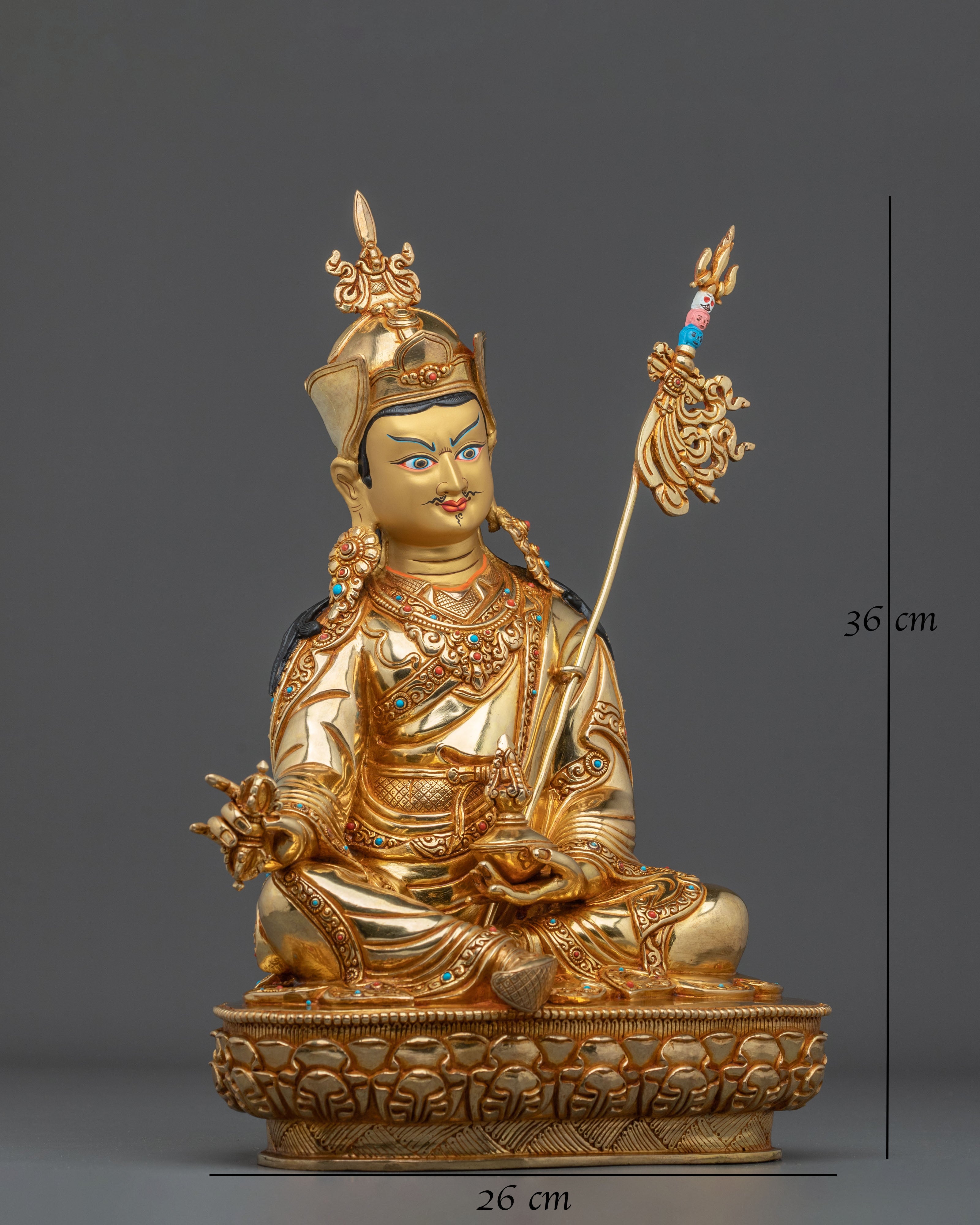 Padmasambhava Sculpture | Tibetan Buddhist Guru Figurine