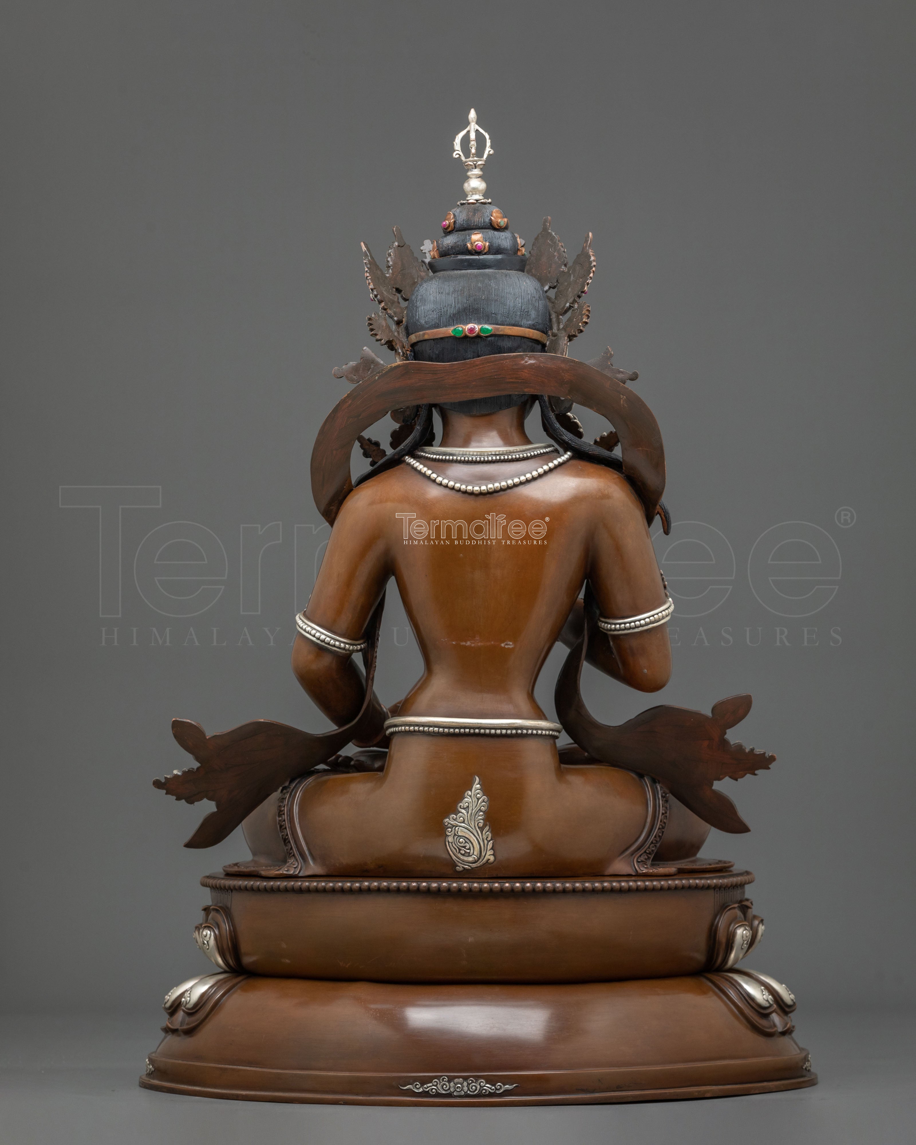 Vajrasattva Sculpture | Buddhist Purification Deity Figurine