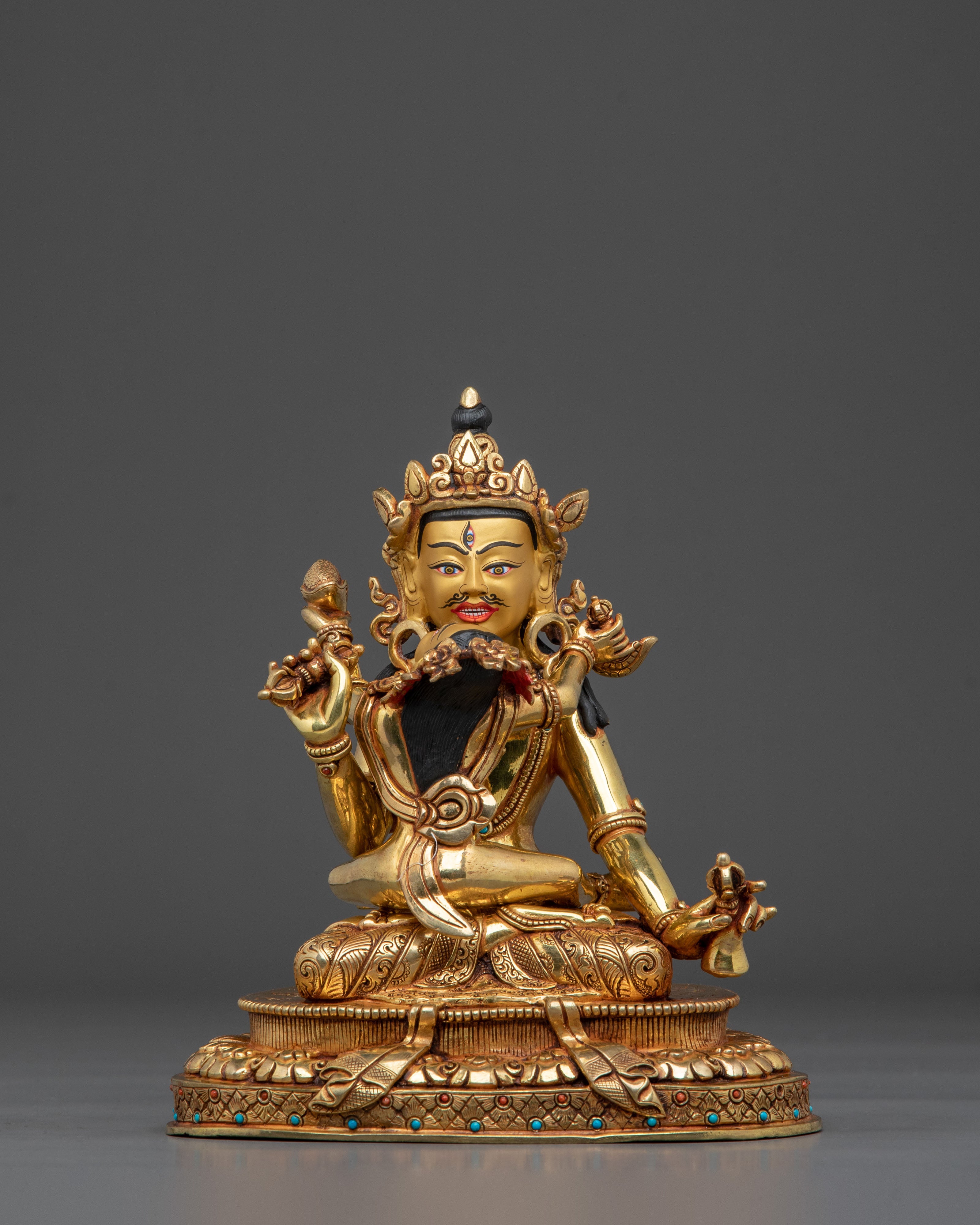 8 Manifestation of Guru Rinpoche Set with 24k Gold Glided