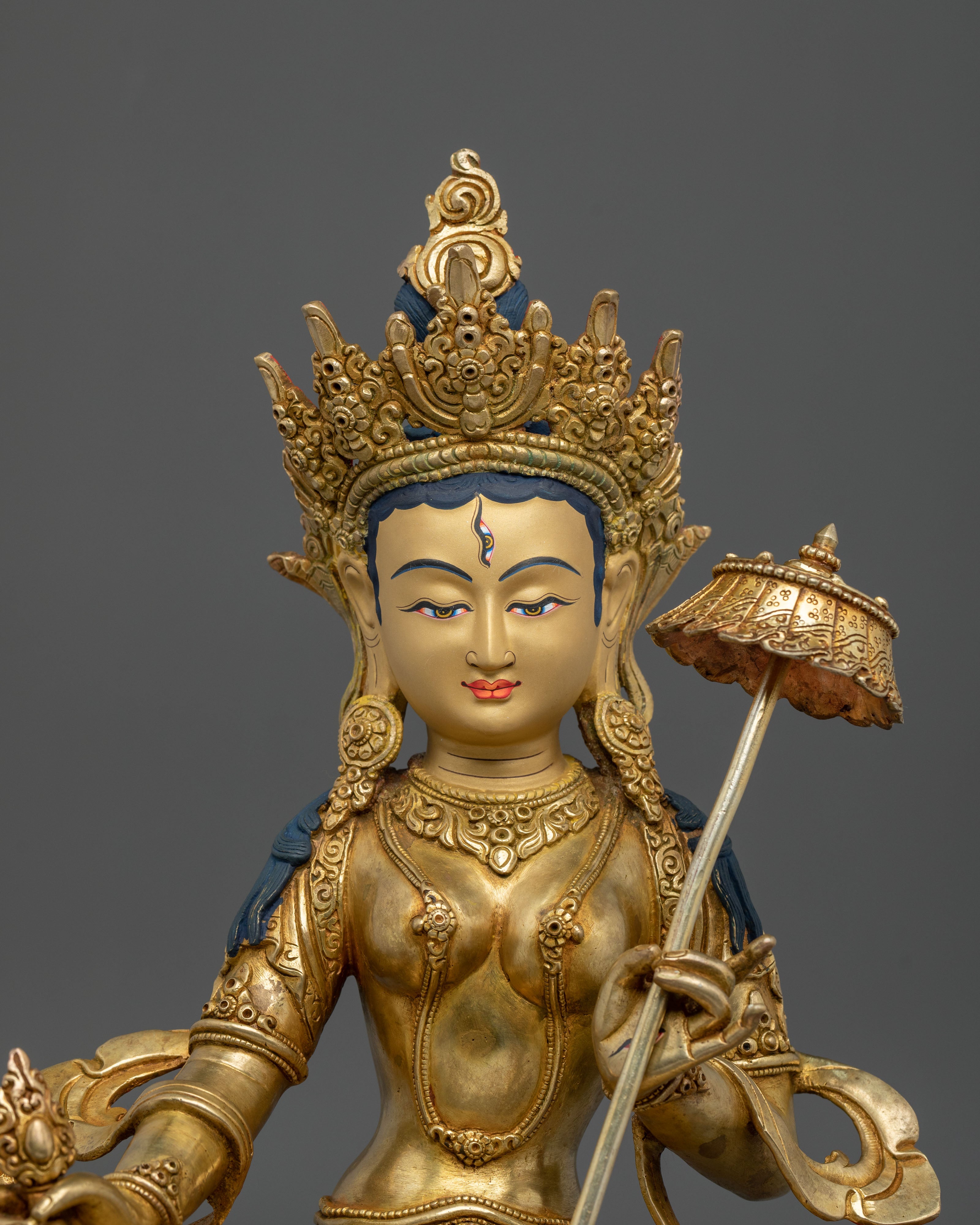 Dukar White Umbrella Goddess Statue: Goddess of Purification