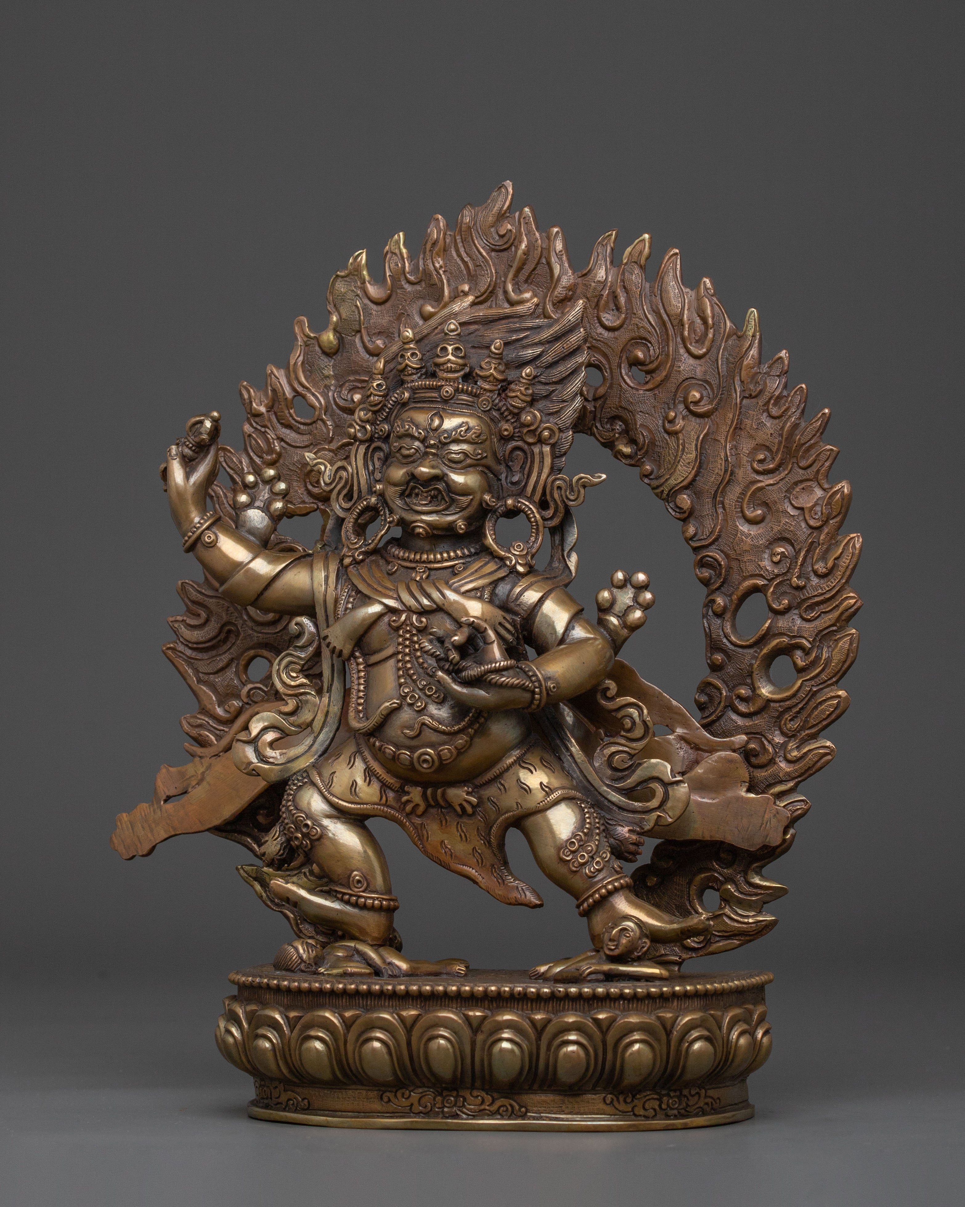 Vajrapani Antique Bronze Statue | Buddhist Protector Sculpture