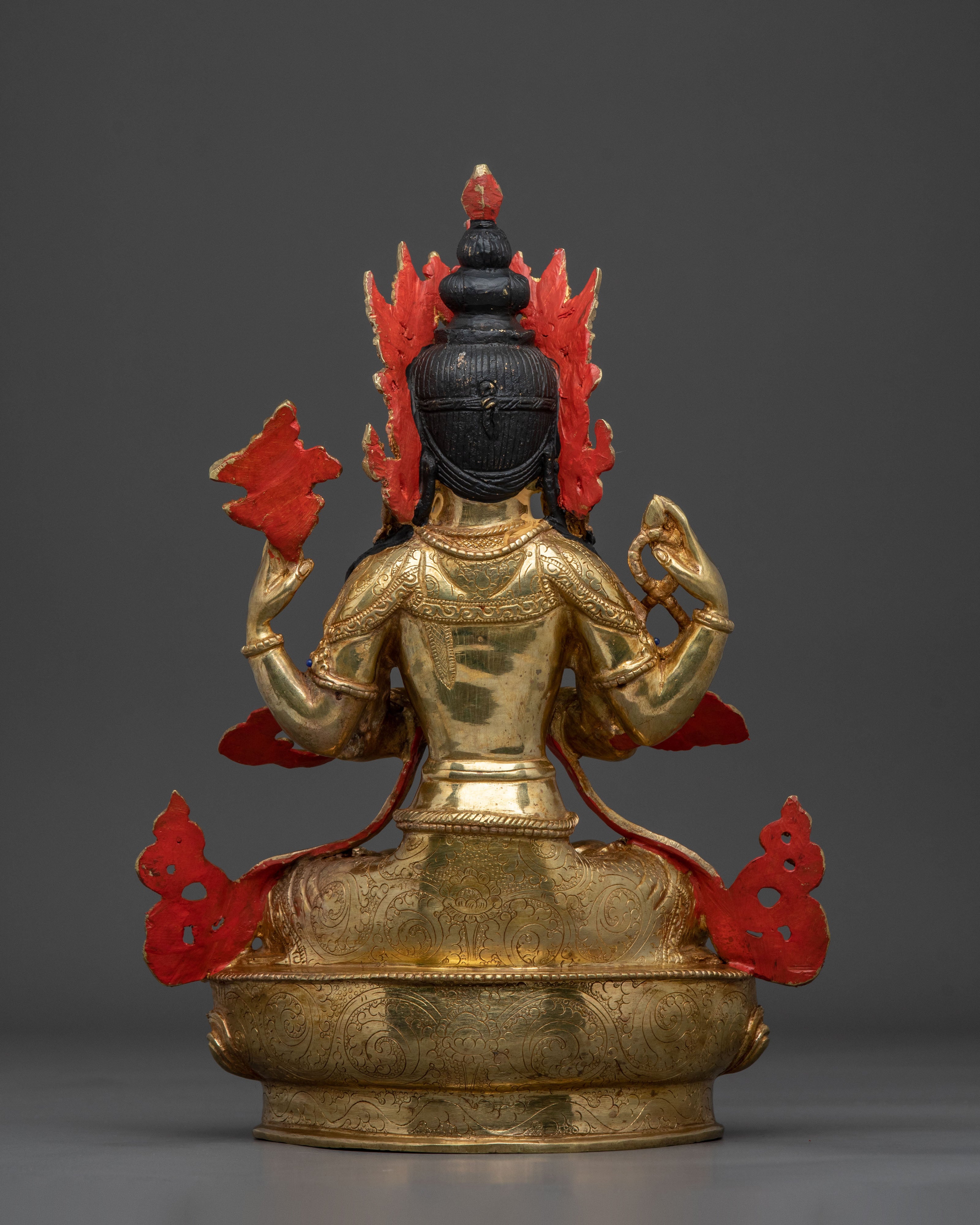 Four Armed Chenrezig Sculpture | Home Decor