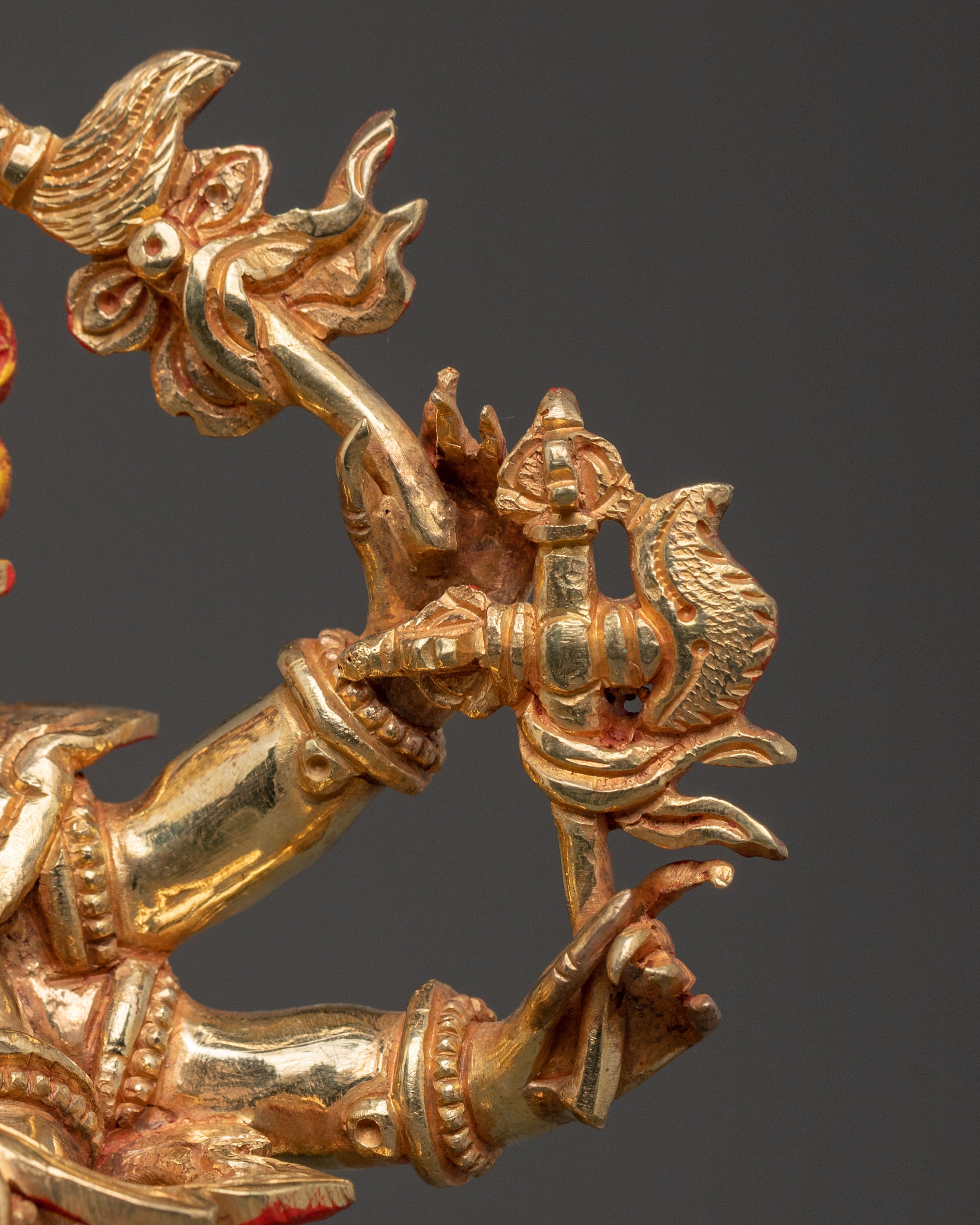 White Mahakala Protector Statue | Home Decor