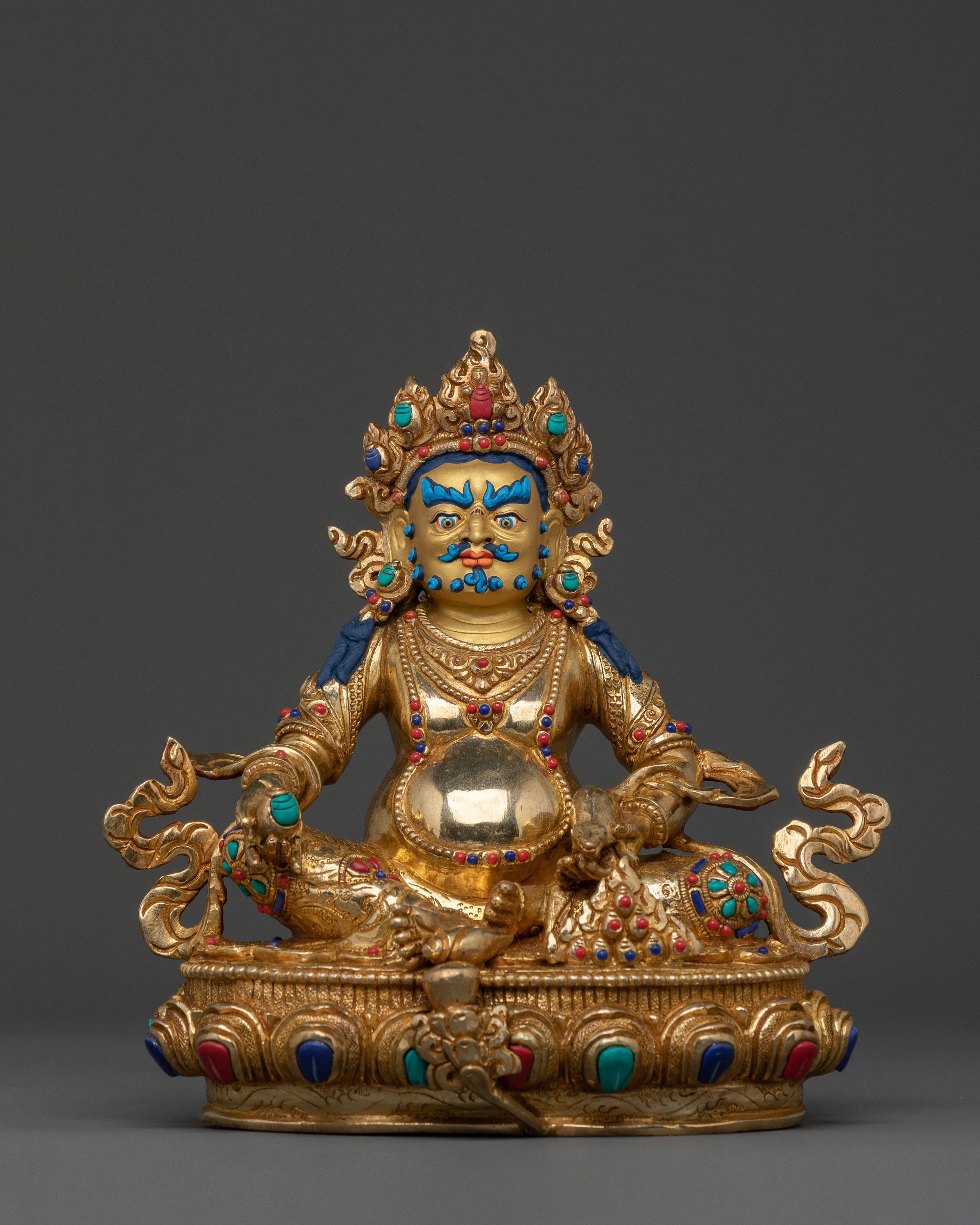 Dzambhala Abundance Wealth Blessing Statue