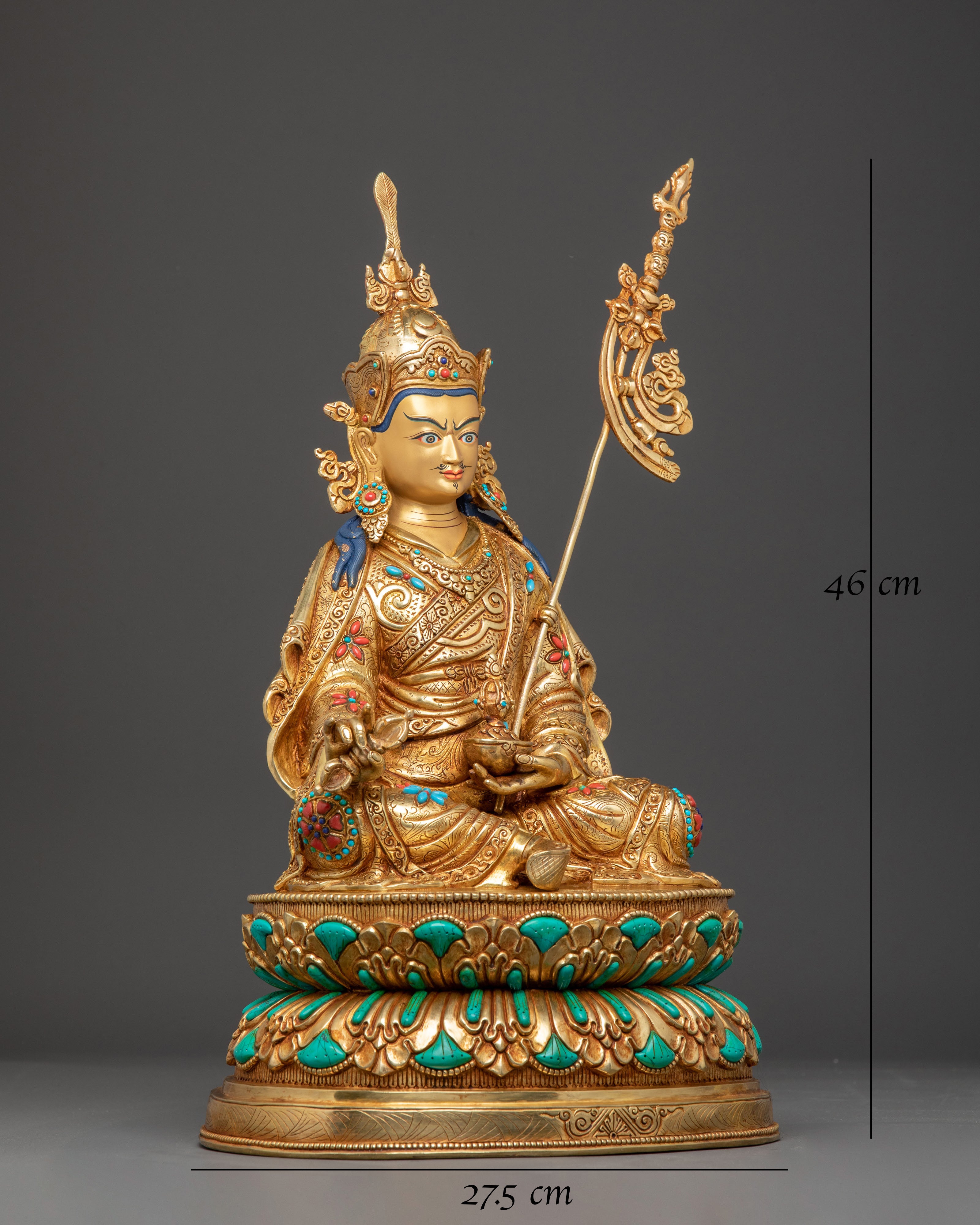 Handmade Buddhist Master Padmasambhava Statue | The Second Buddha