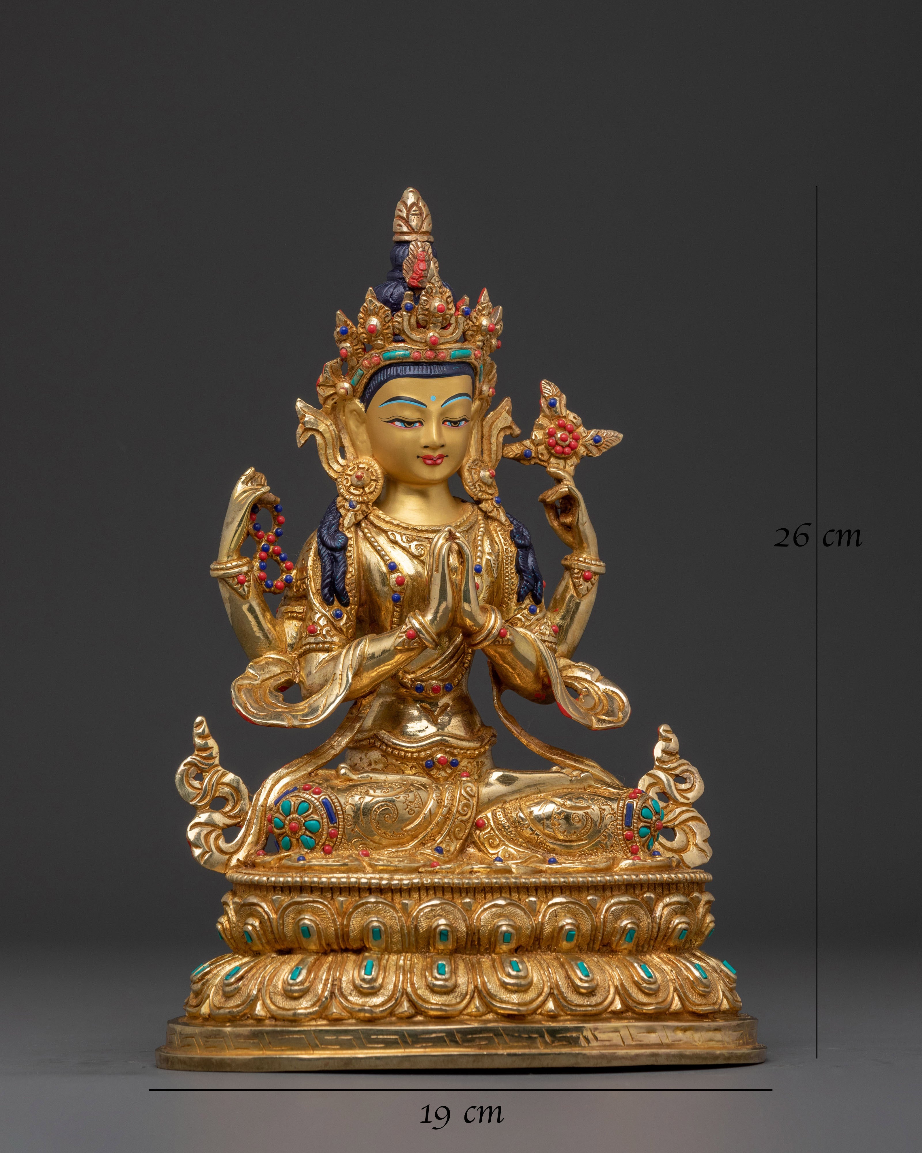 Chenrezig Statue for Blessing | Protector Figure