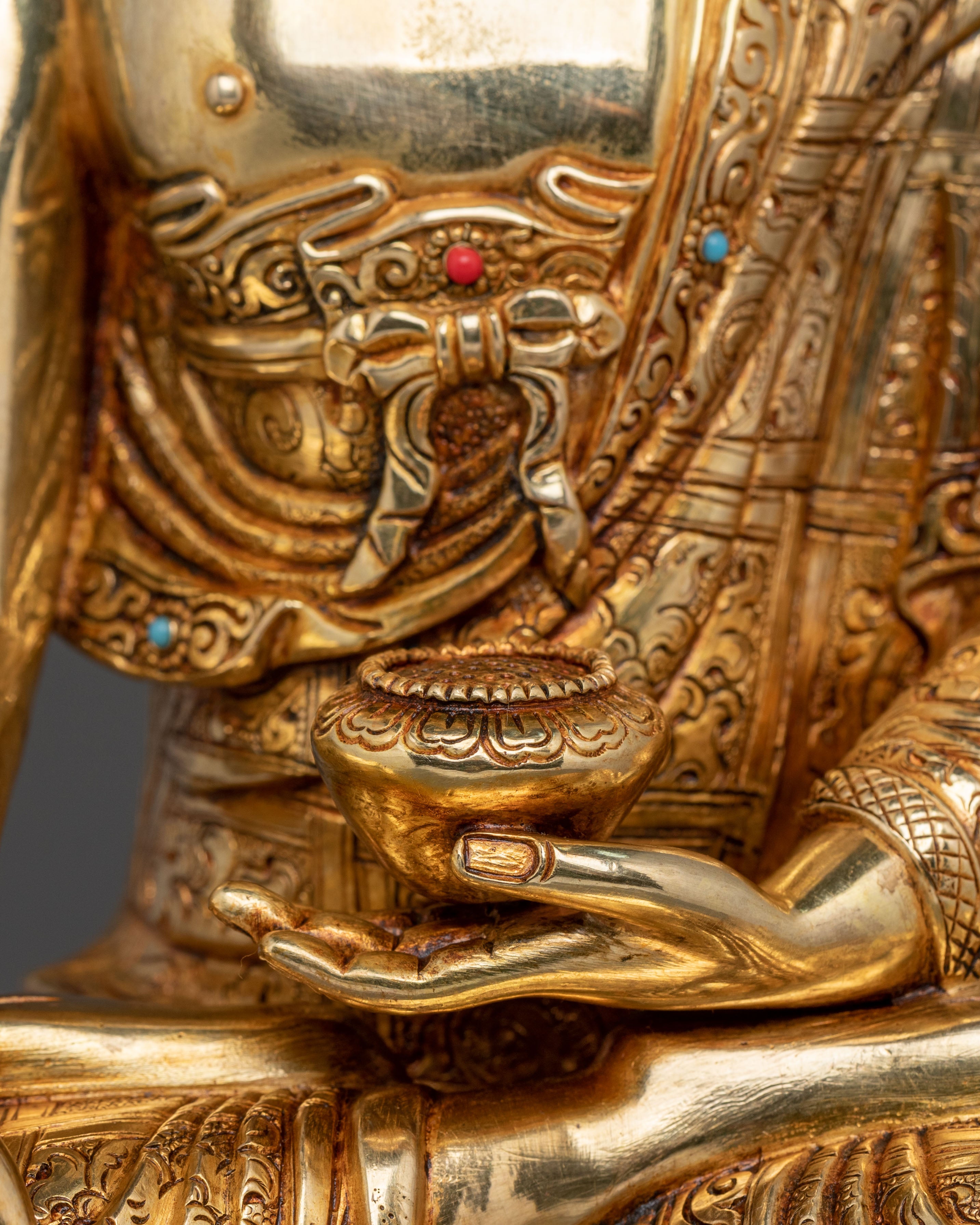 Shakyamuni Buddha Seated Figurine | Sacred Statue