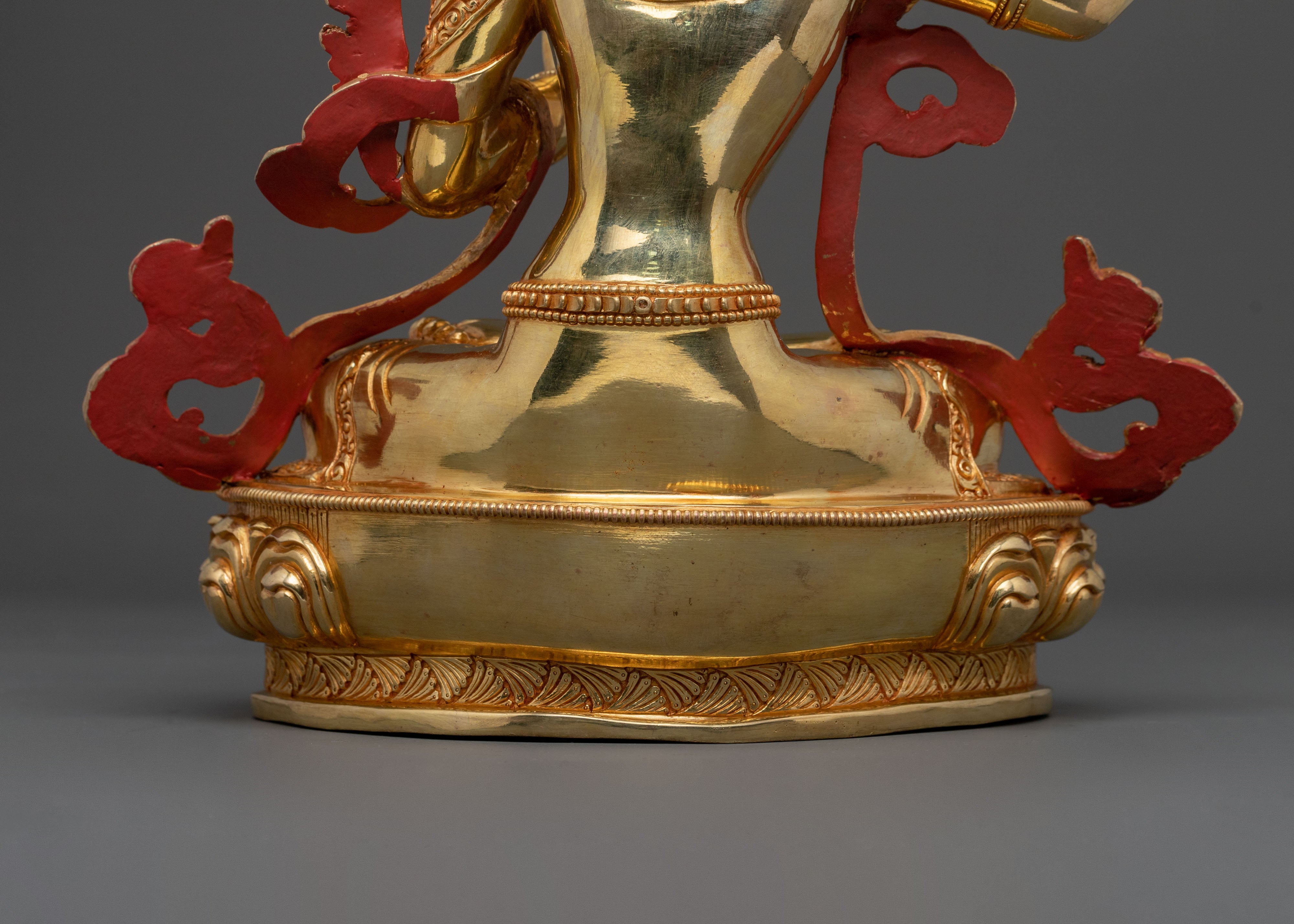 Sacred Manjushri Statue for Meditation | Buddhist Altar Sculpture