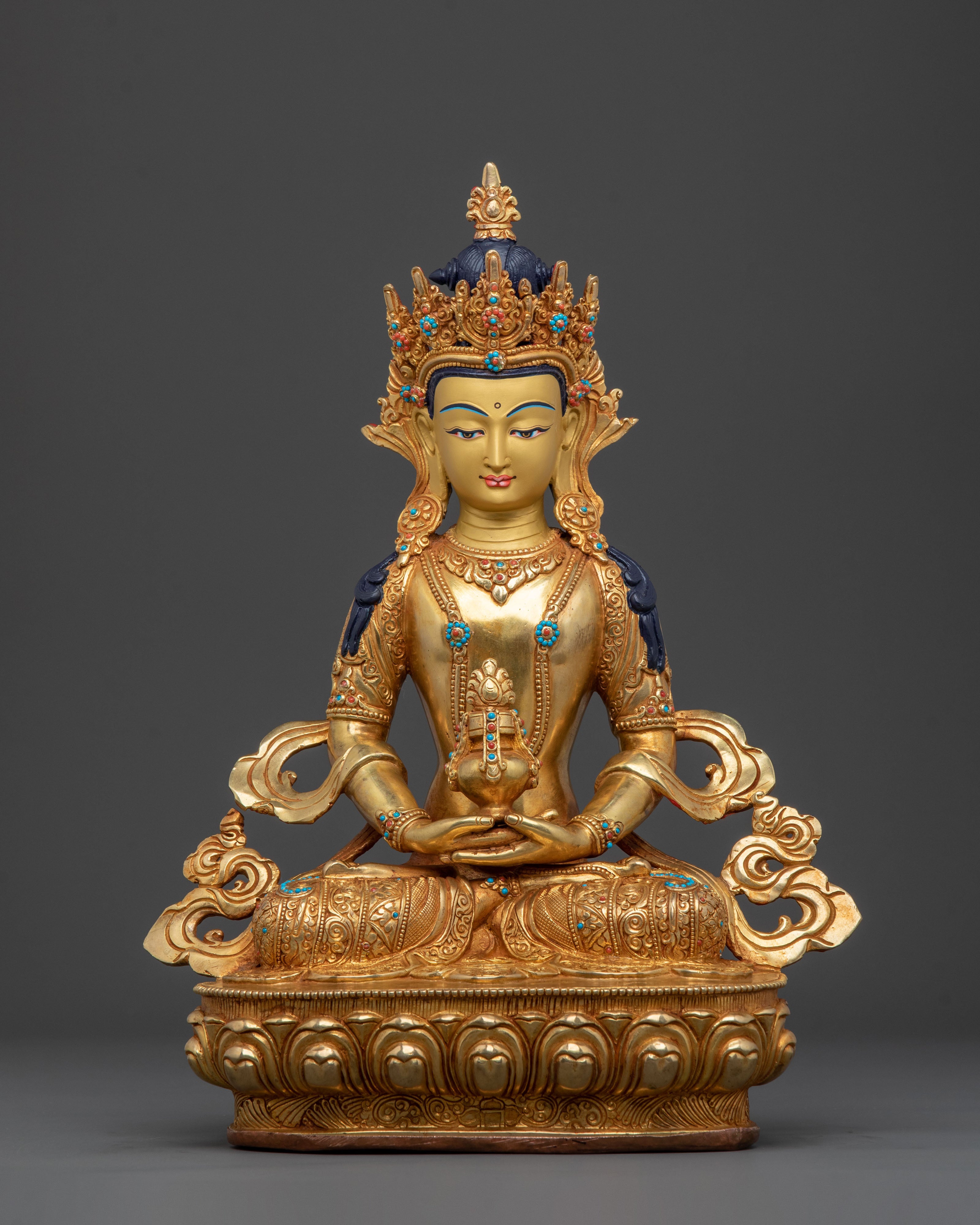 Amitayus: Long Life Deity Sculpture