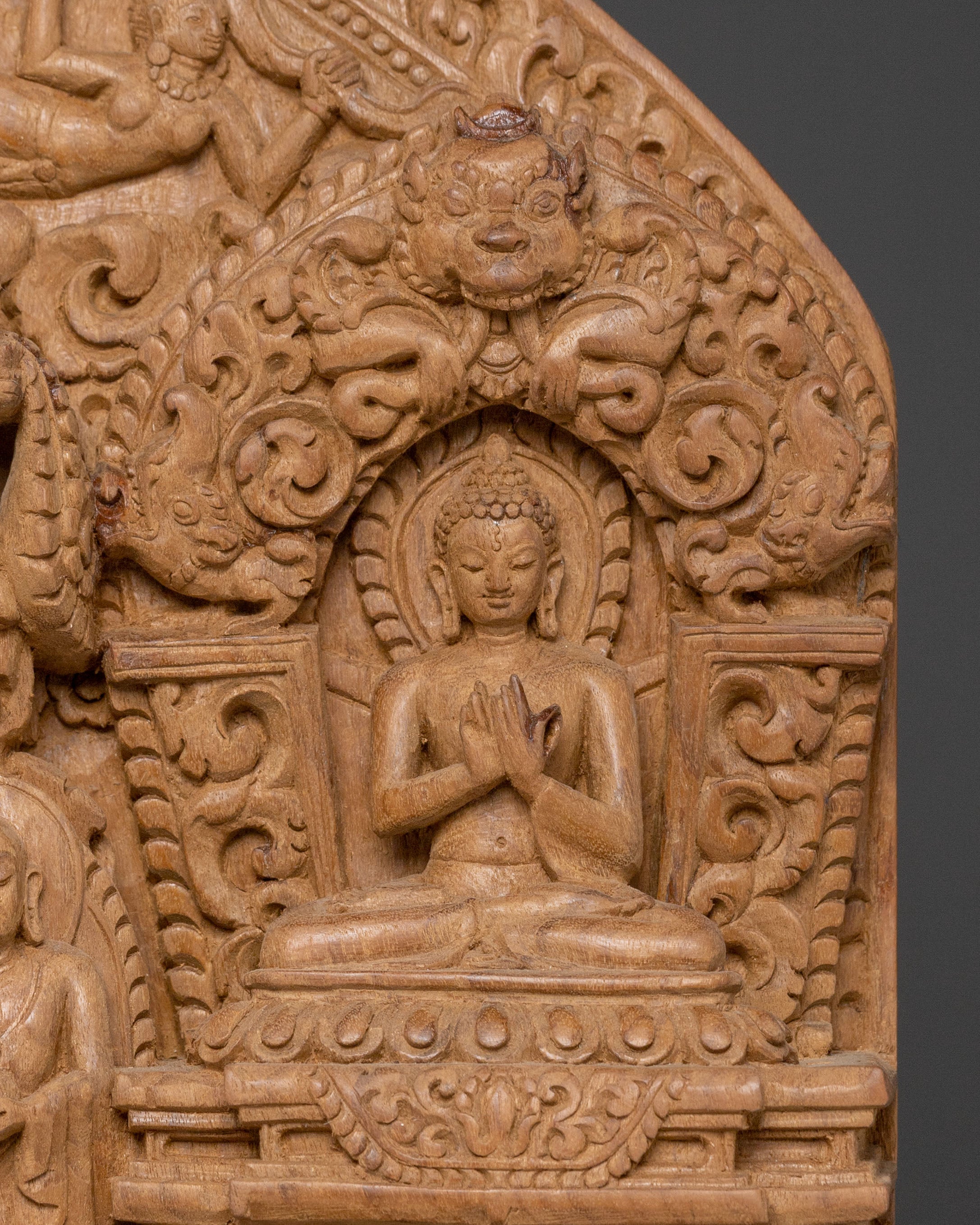 Shakyamuni Buddha Wooden Sculpture | Life of Buddha Carvings