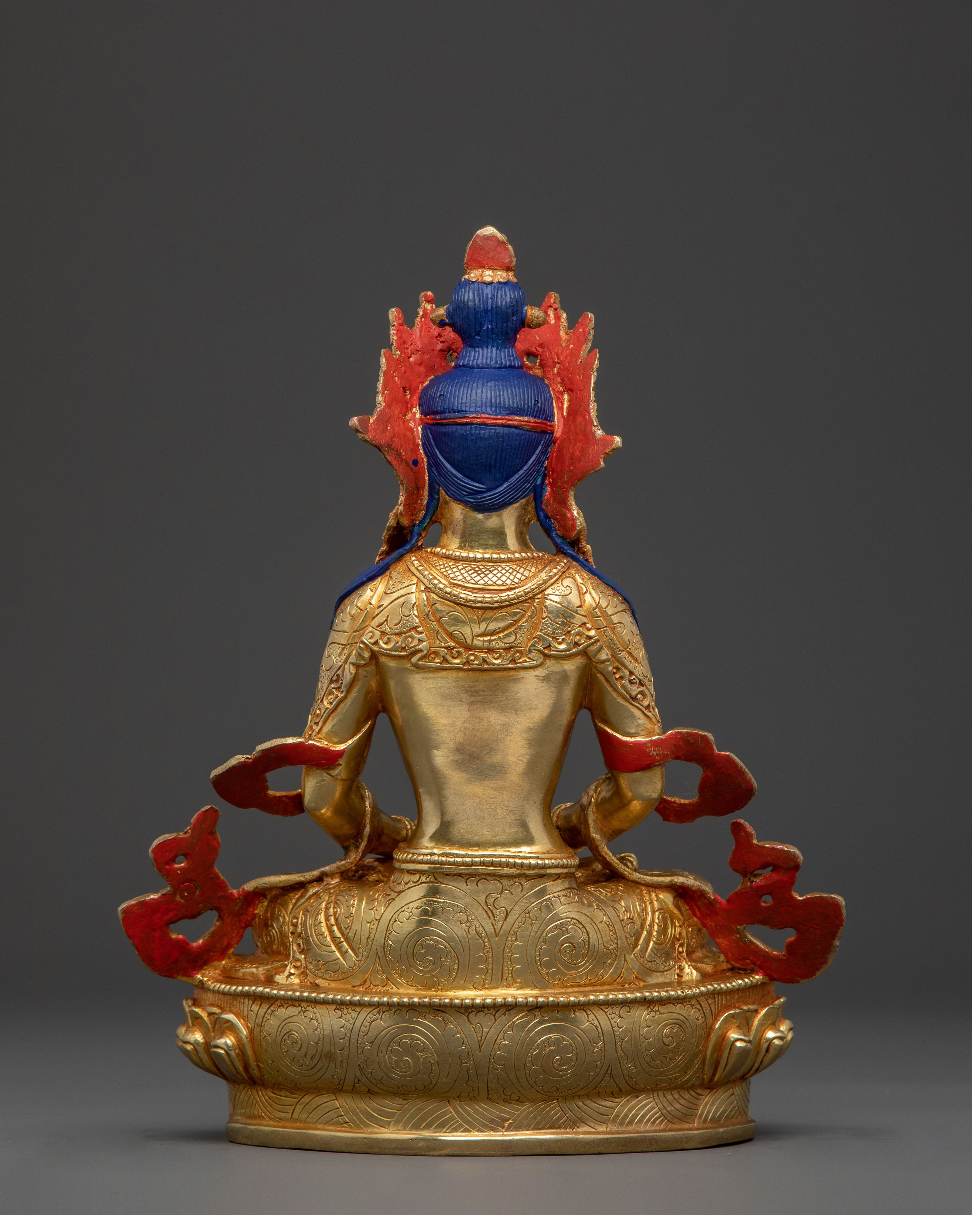Handcrafted Longevity Buddha Amitayus Statue